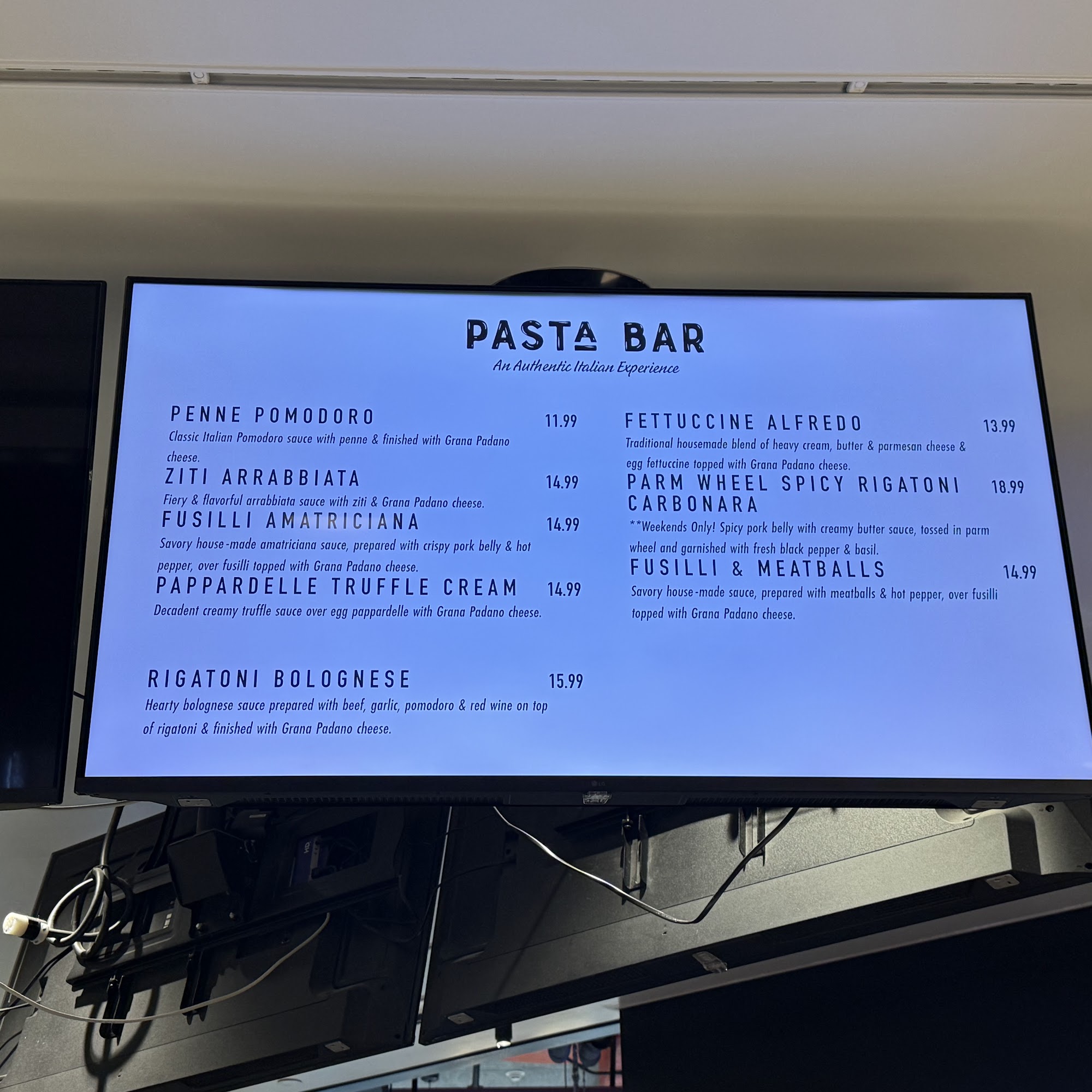 Pasta Bar