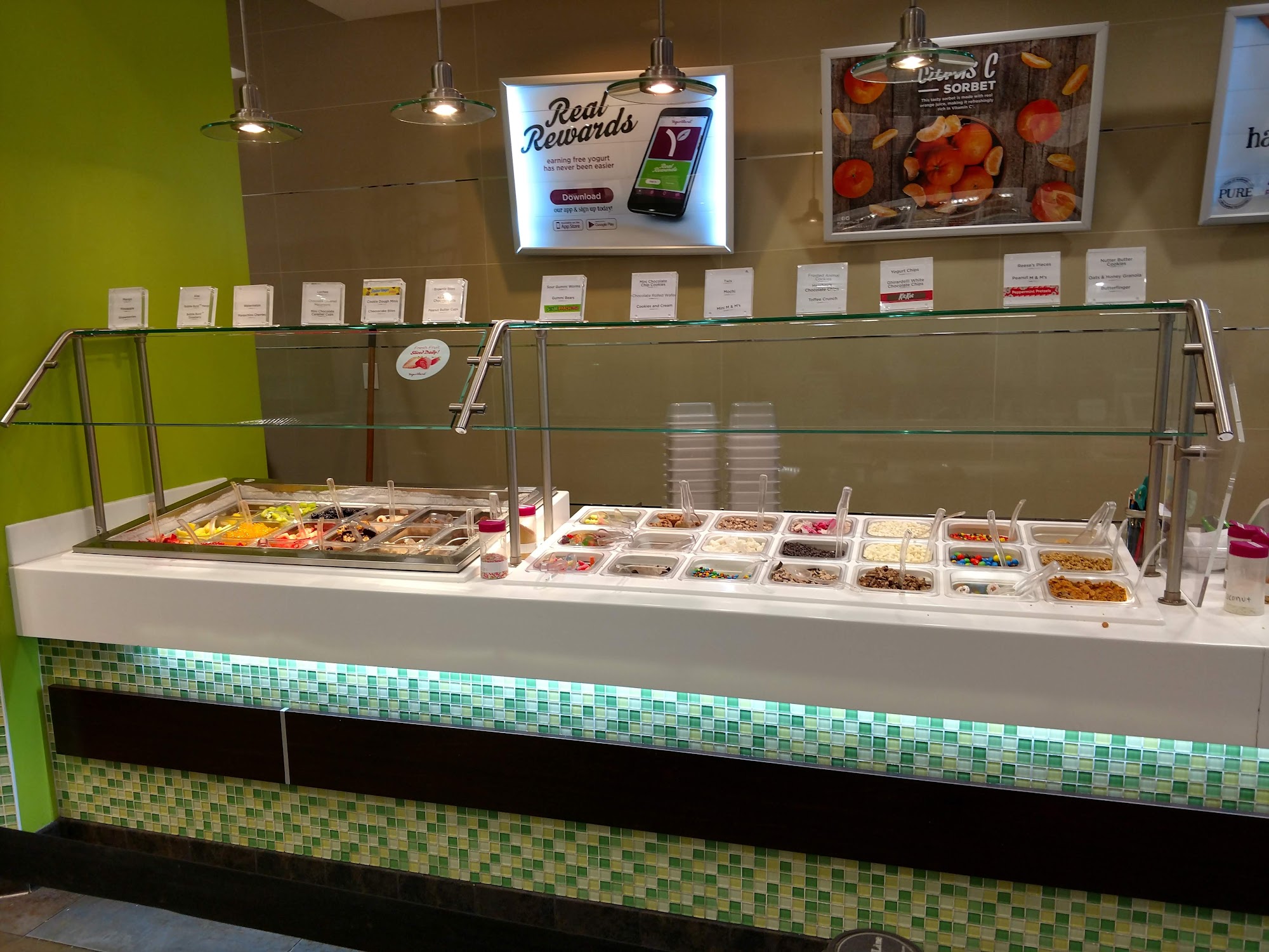 Yogurtland Capitola Menu
