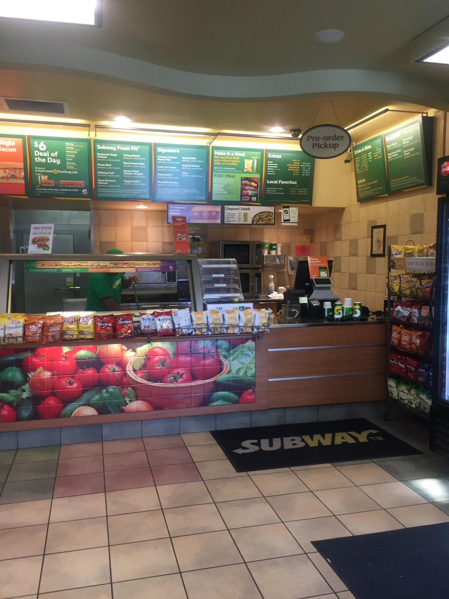 Subway Menu
