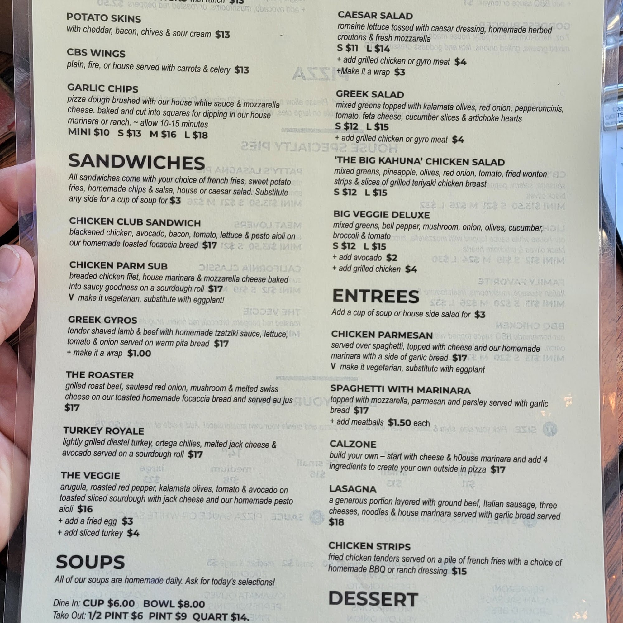 CB's Bistro Carnelian Bay