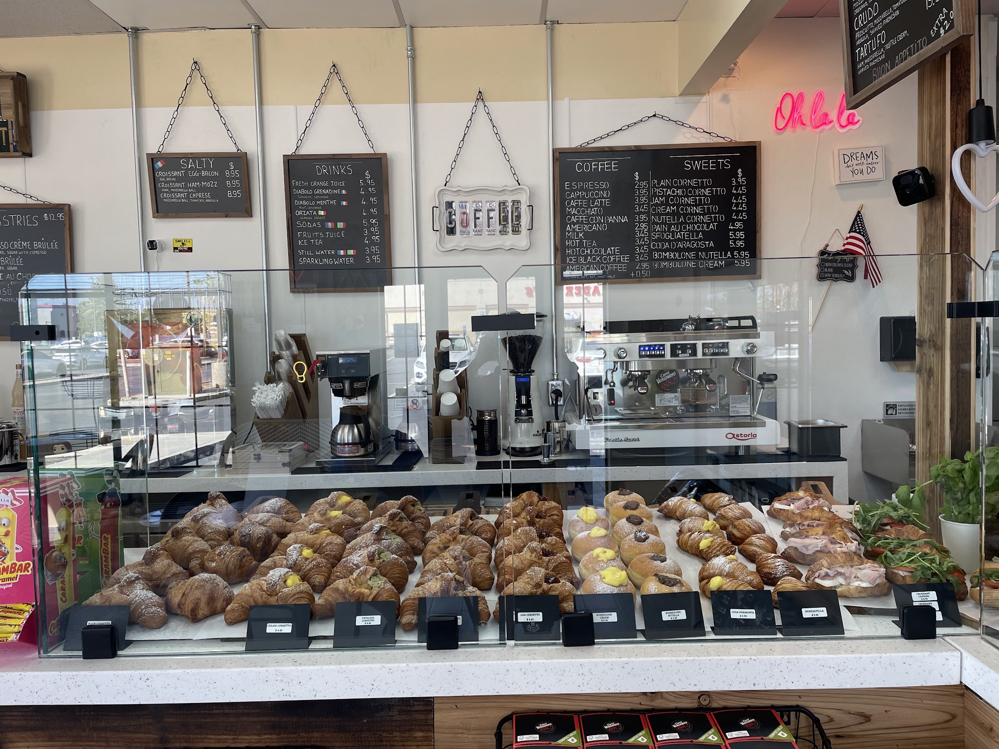 Les Filles Cafe & More Menu