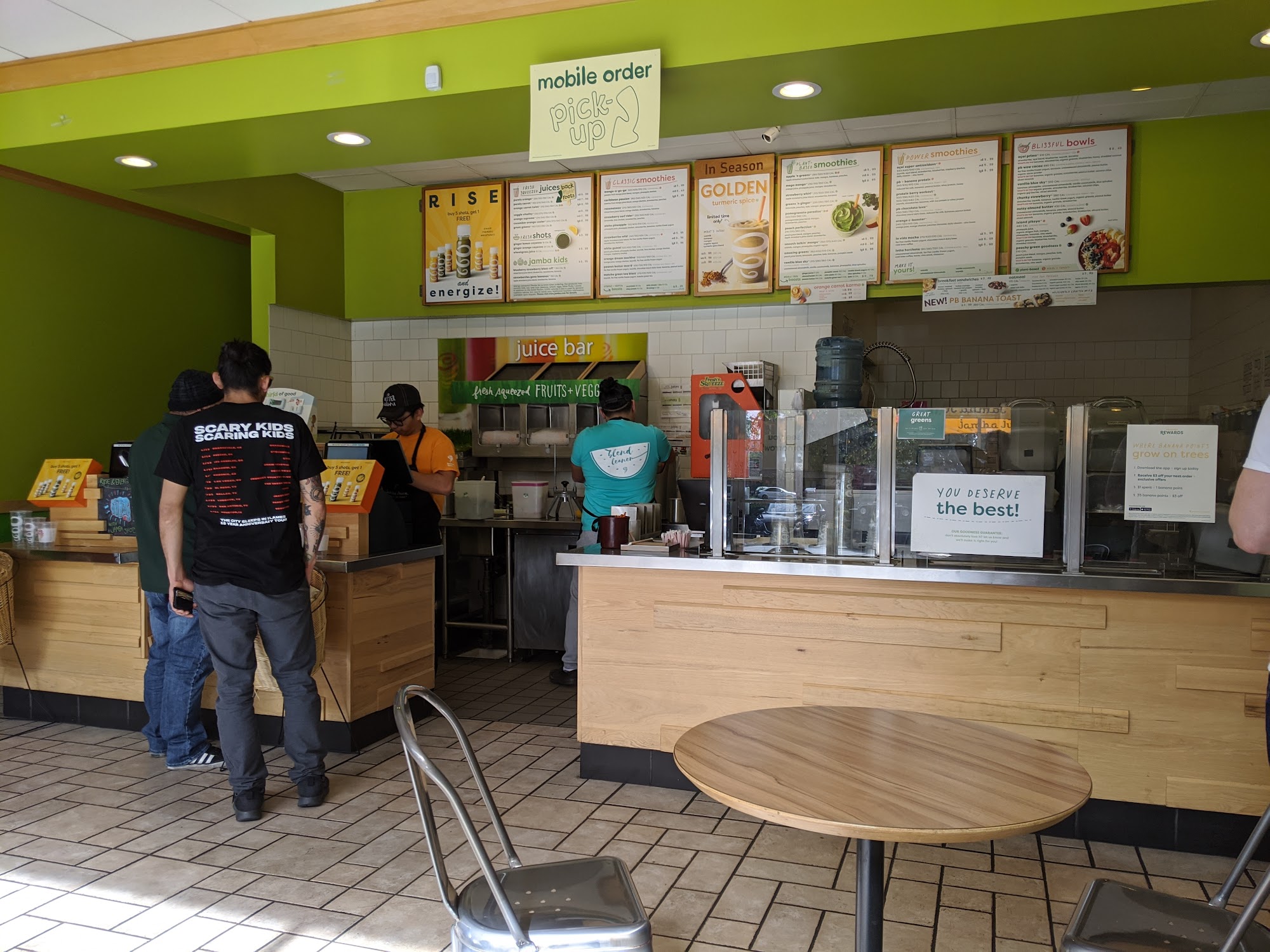 Jamba Menu