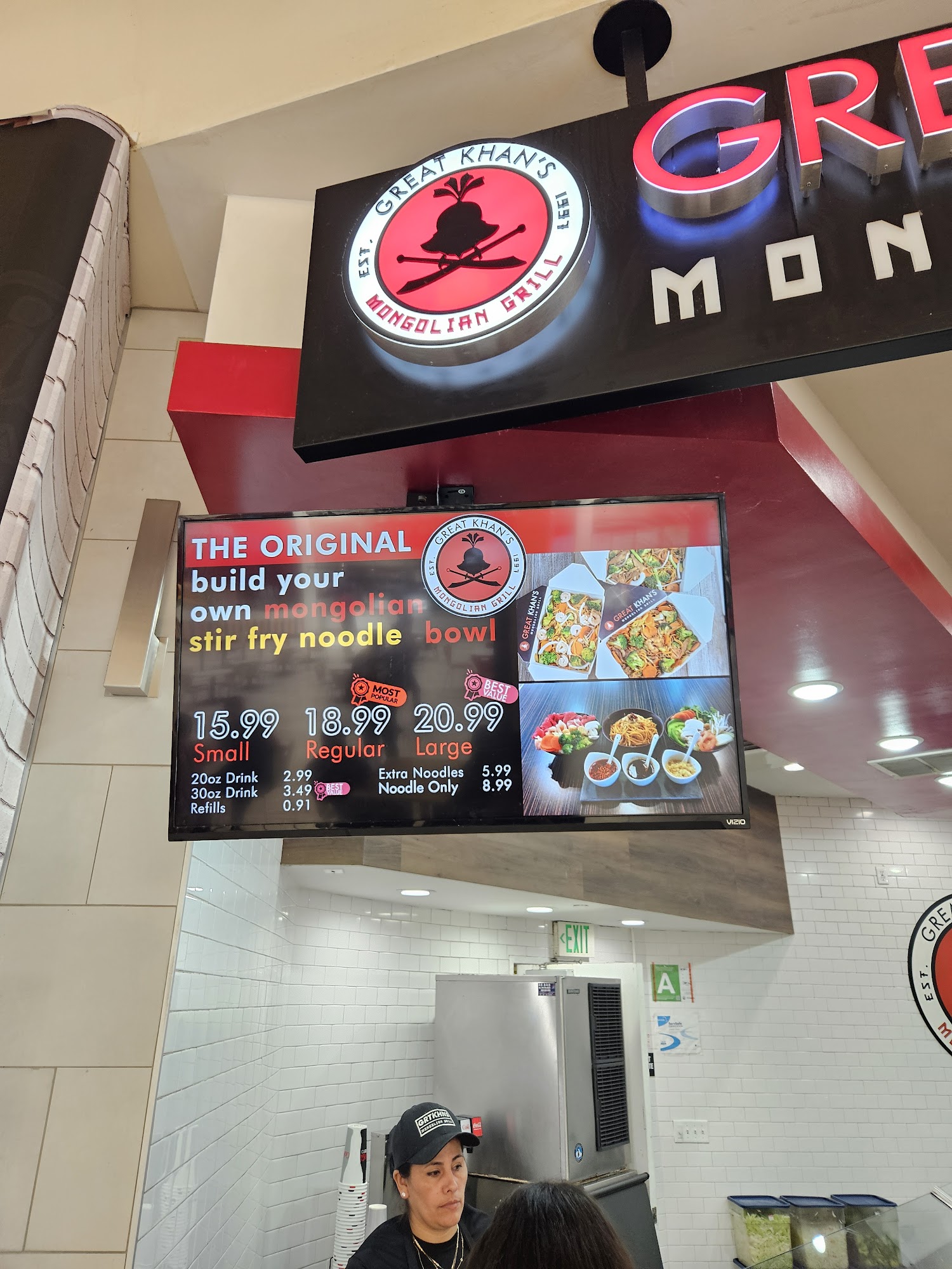 Great Khan's Mongolian Grill Cerritos Menu