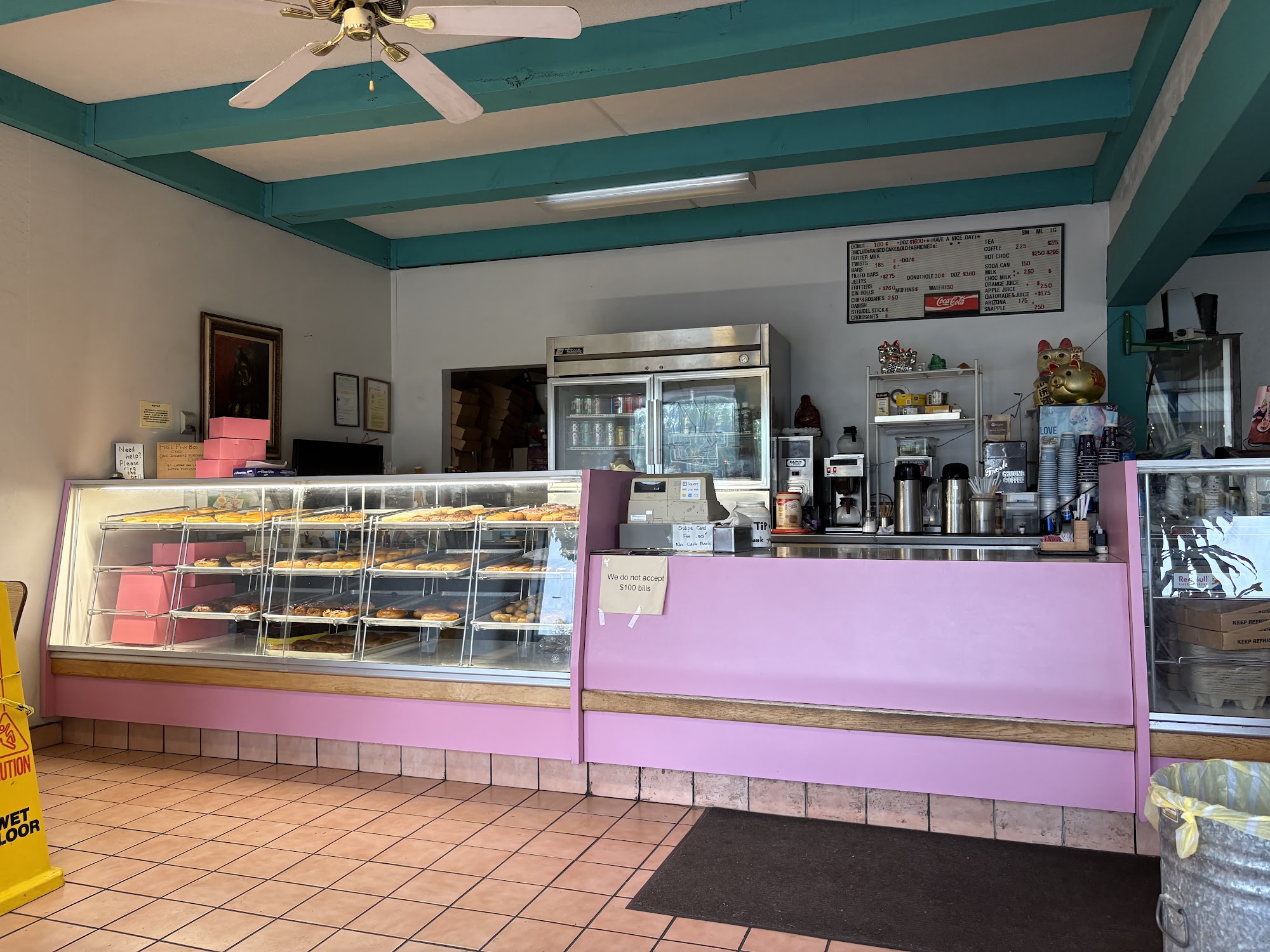 Helen's Donut Nook Menu