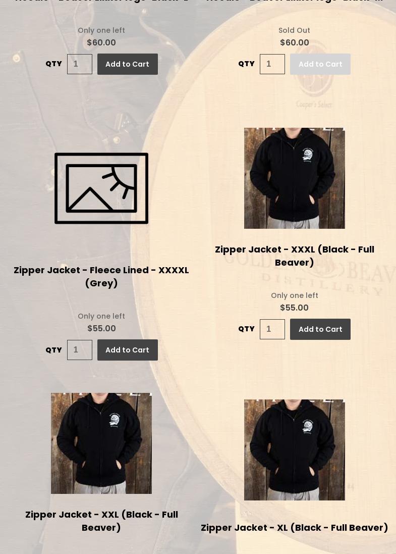 Golden Beaver Distillery - Park Ave Still House Menu