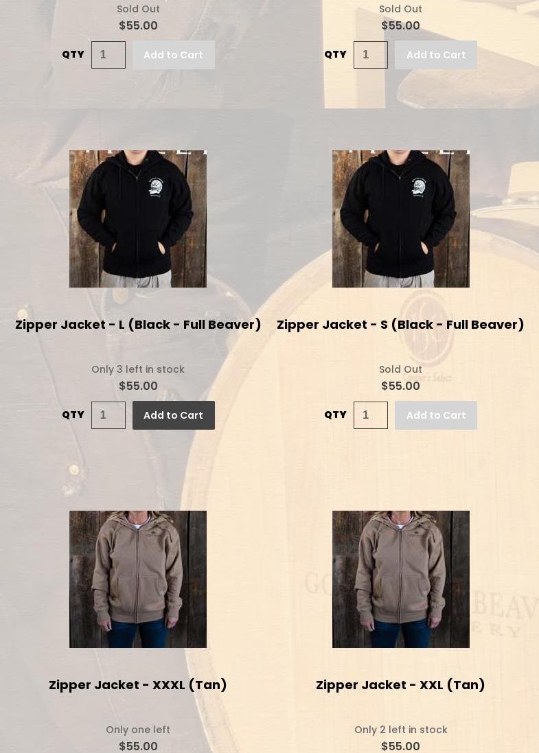 Golden Beaver Distillery - Park Ave Still House Menu