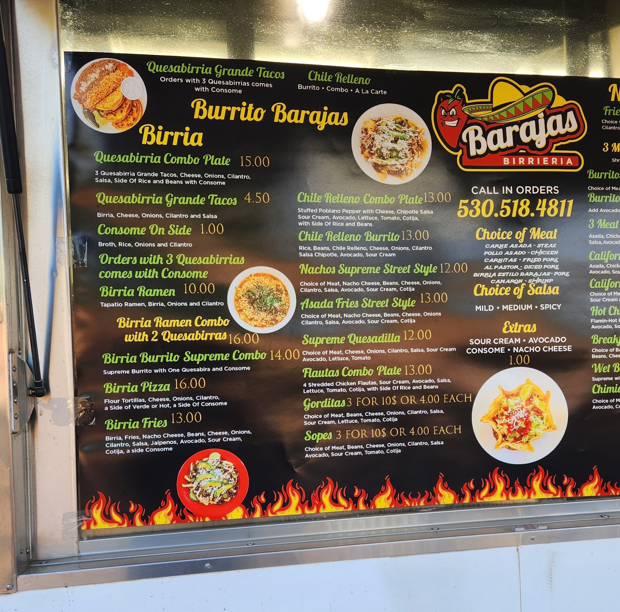 Birrieria Barajas Menu