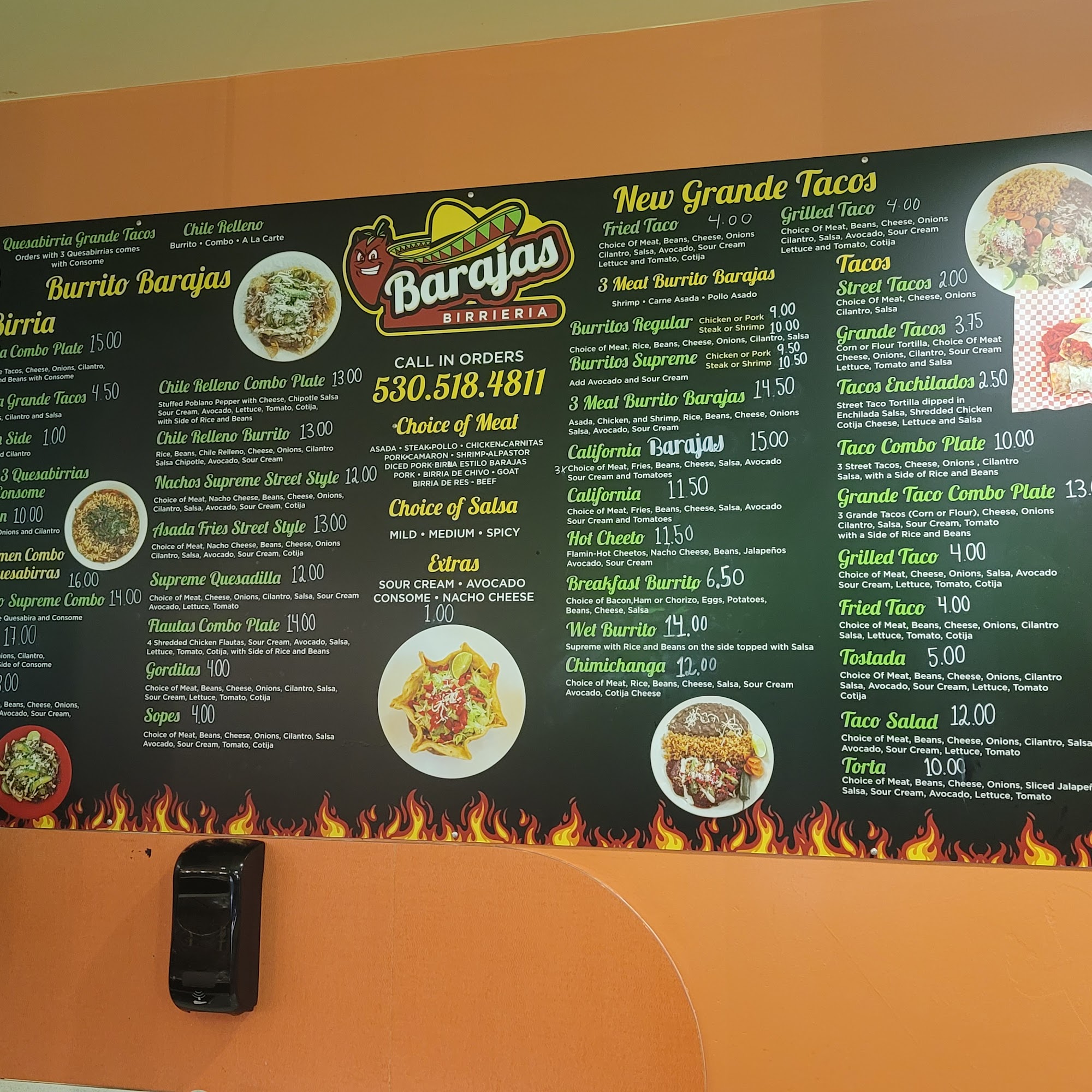 Birrieria Barajas Menu