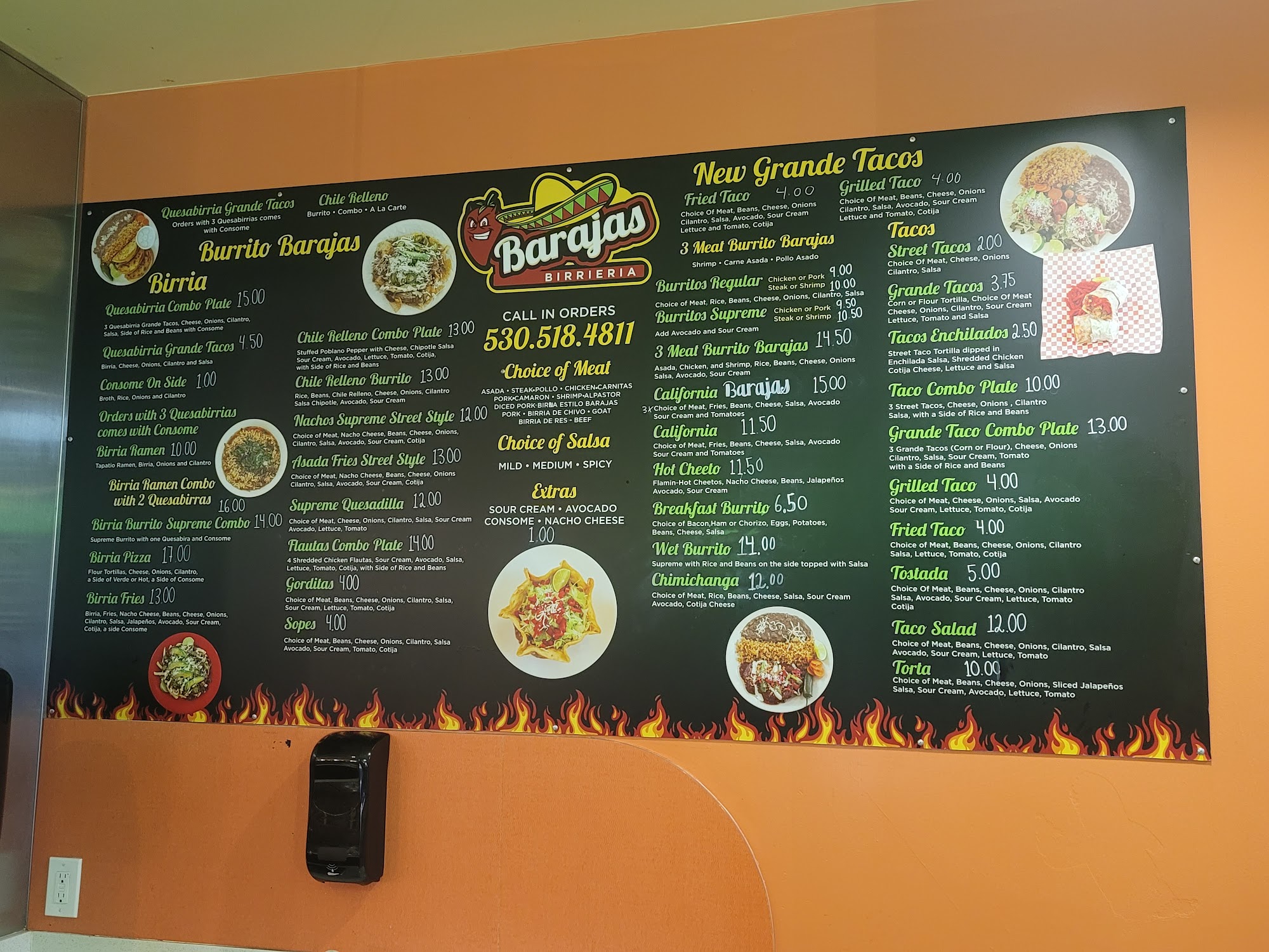 Birrieria Barajas Menu