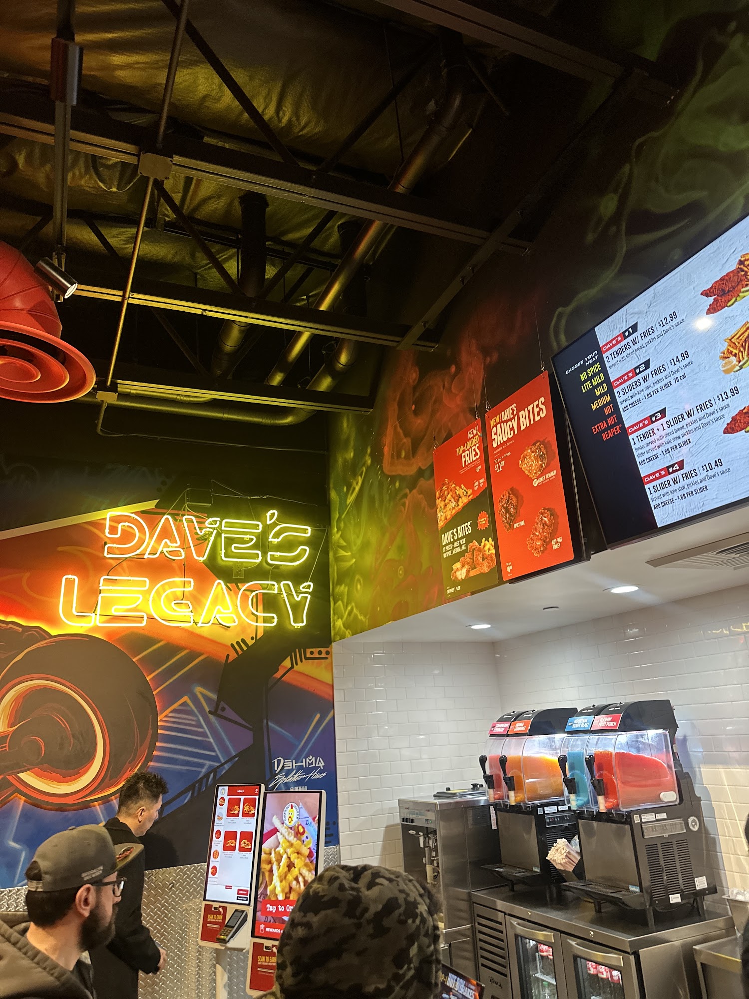 Dave's Hot Chicken Menu