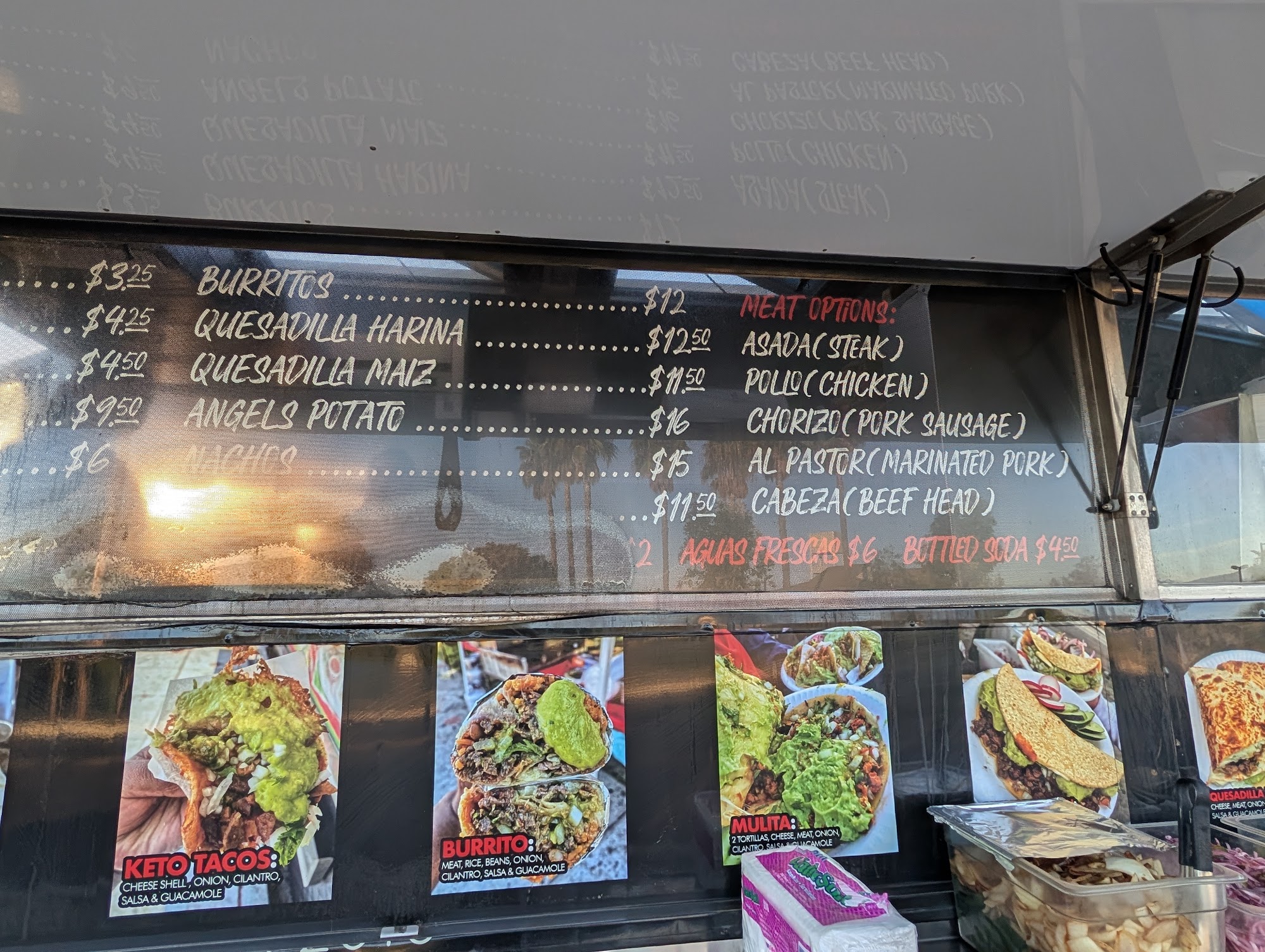 Angel's Tijuana Tacos Menu