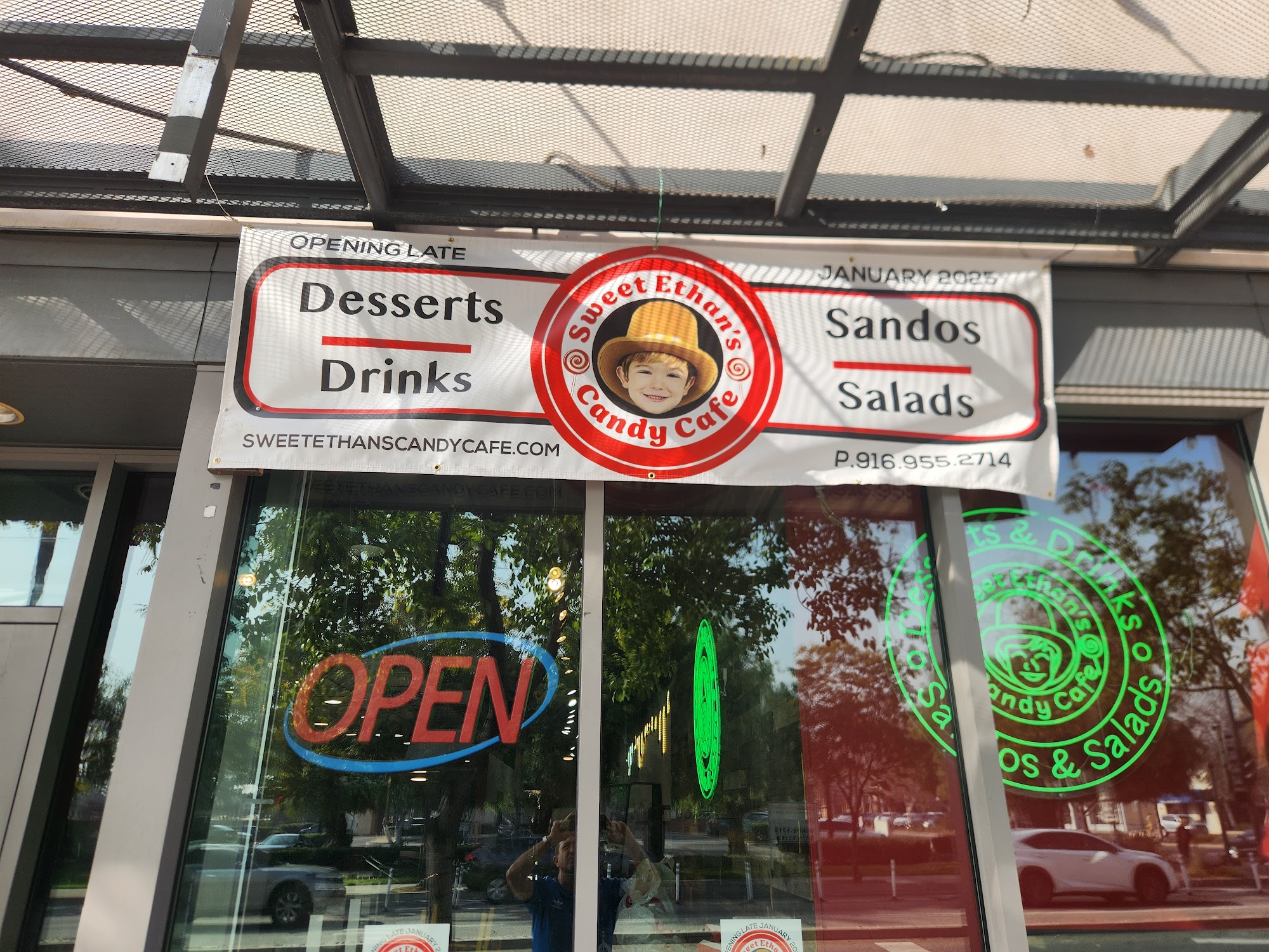 Sweet Ethans candy cafe Menu