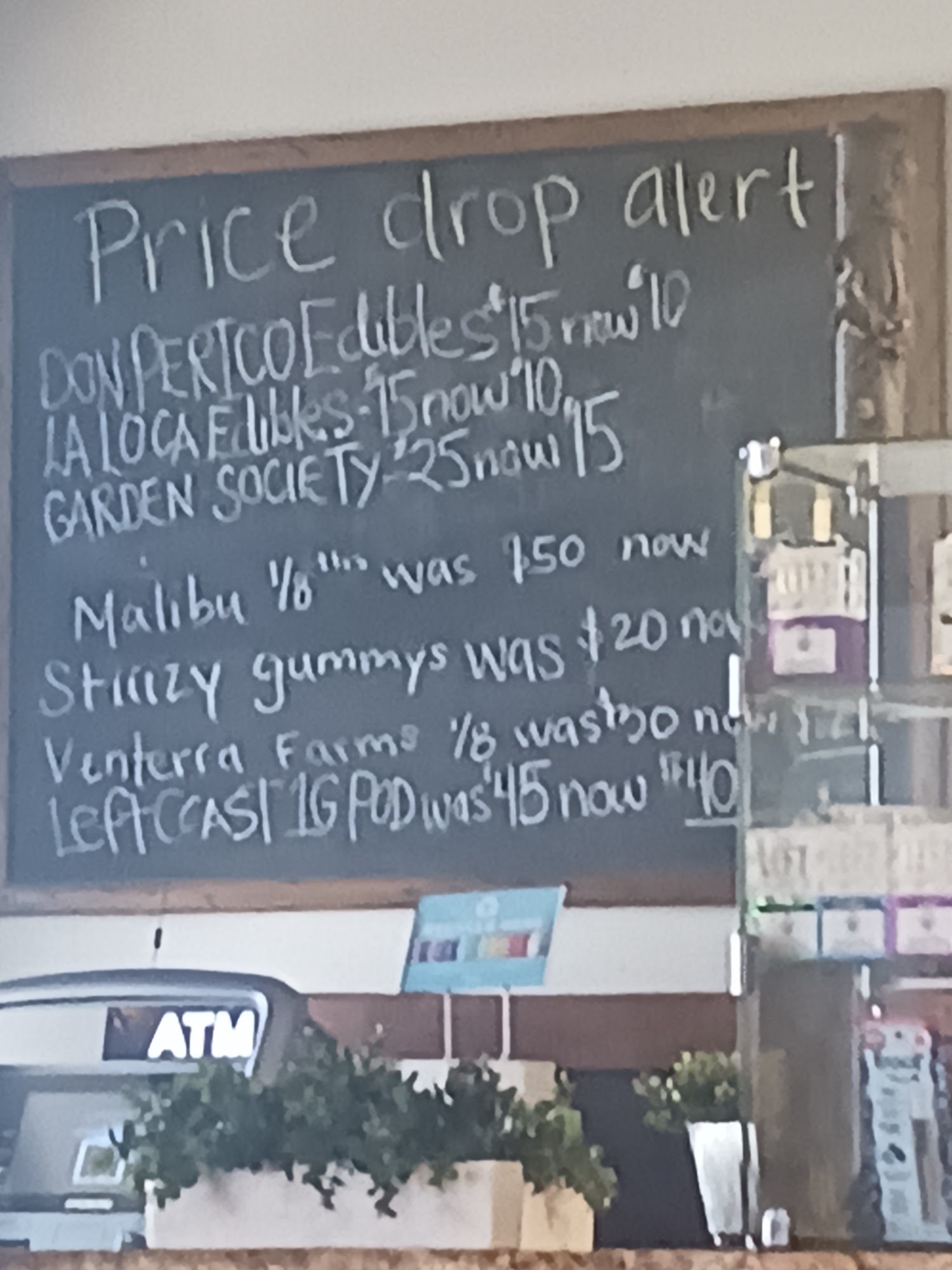 Coachella Smoke Co. Menu