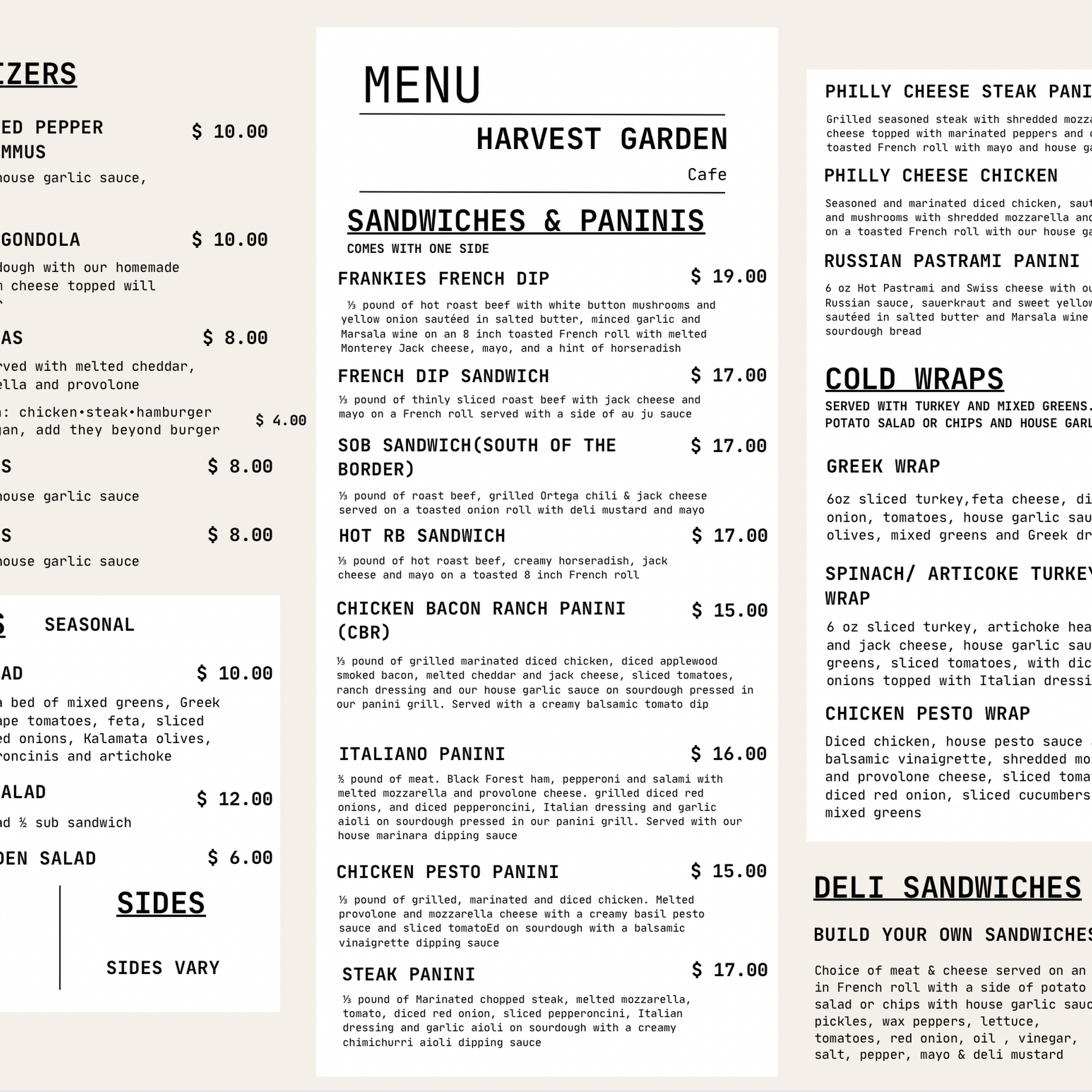 Harvest Garden Cafe Coarsegold