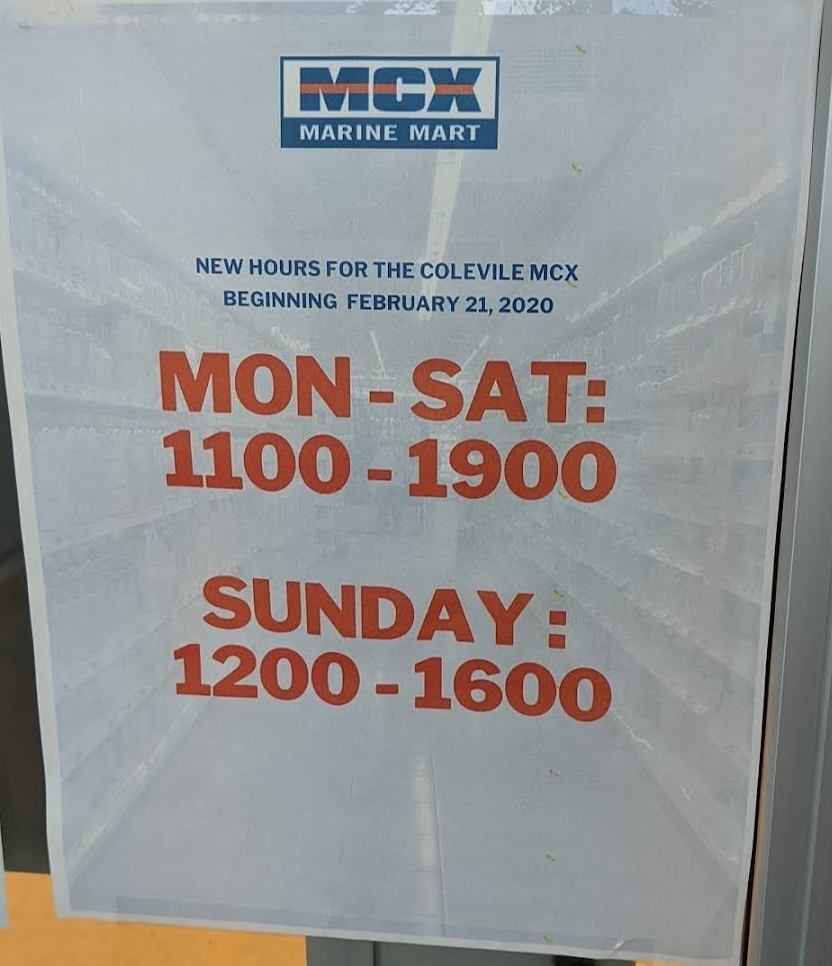 Navy Exchange Coleville