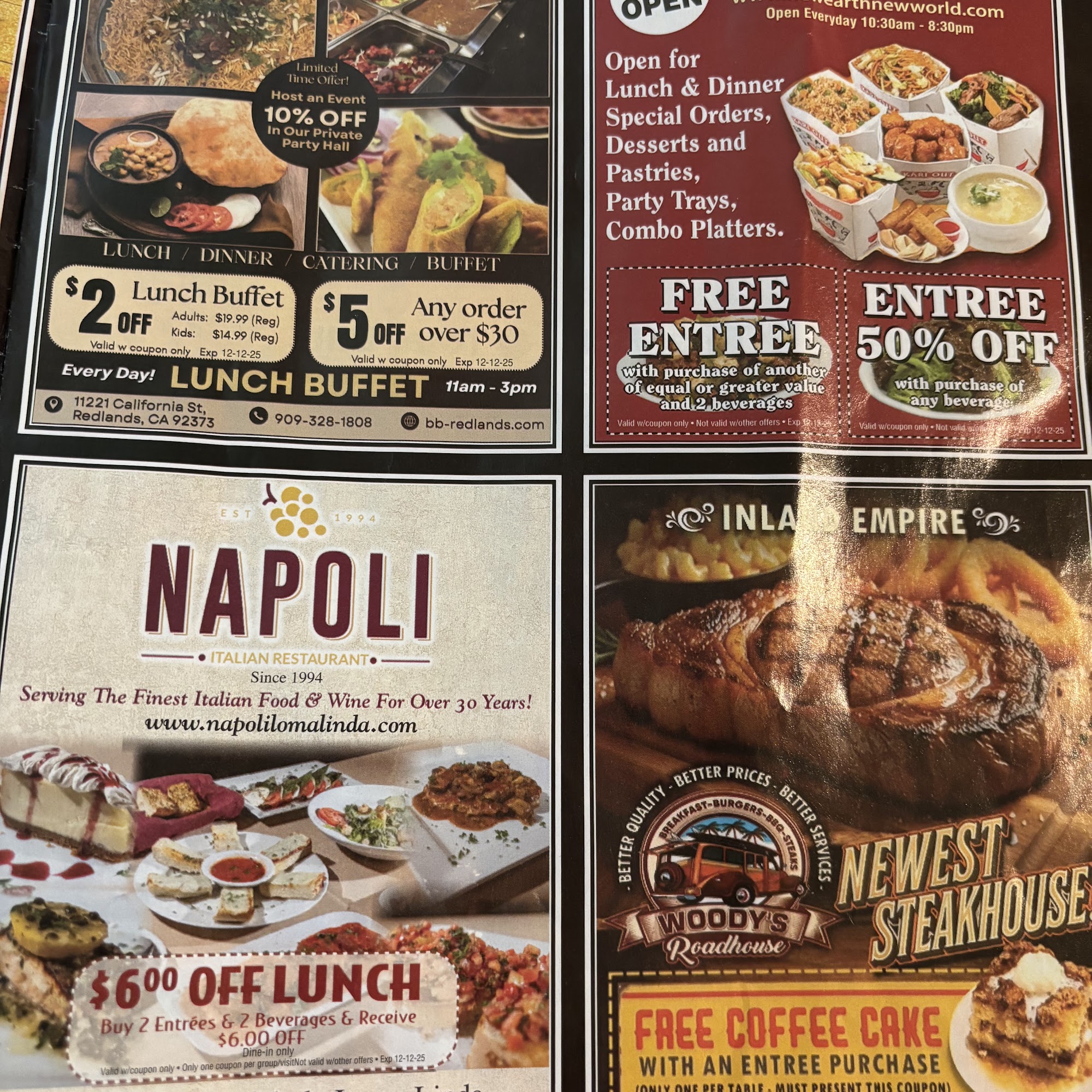 NEW EARTH NEW WORLD CHINESE CUISINE Colton