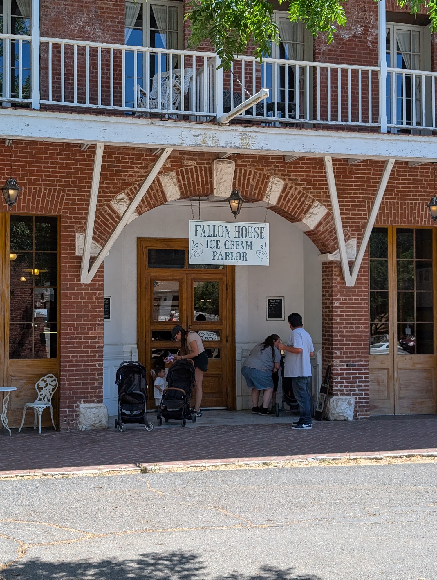 Fallon House Ice Cream Parlor Menu