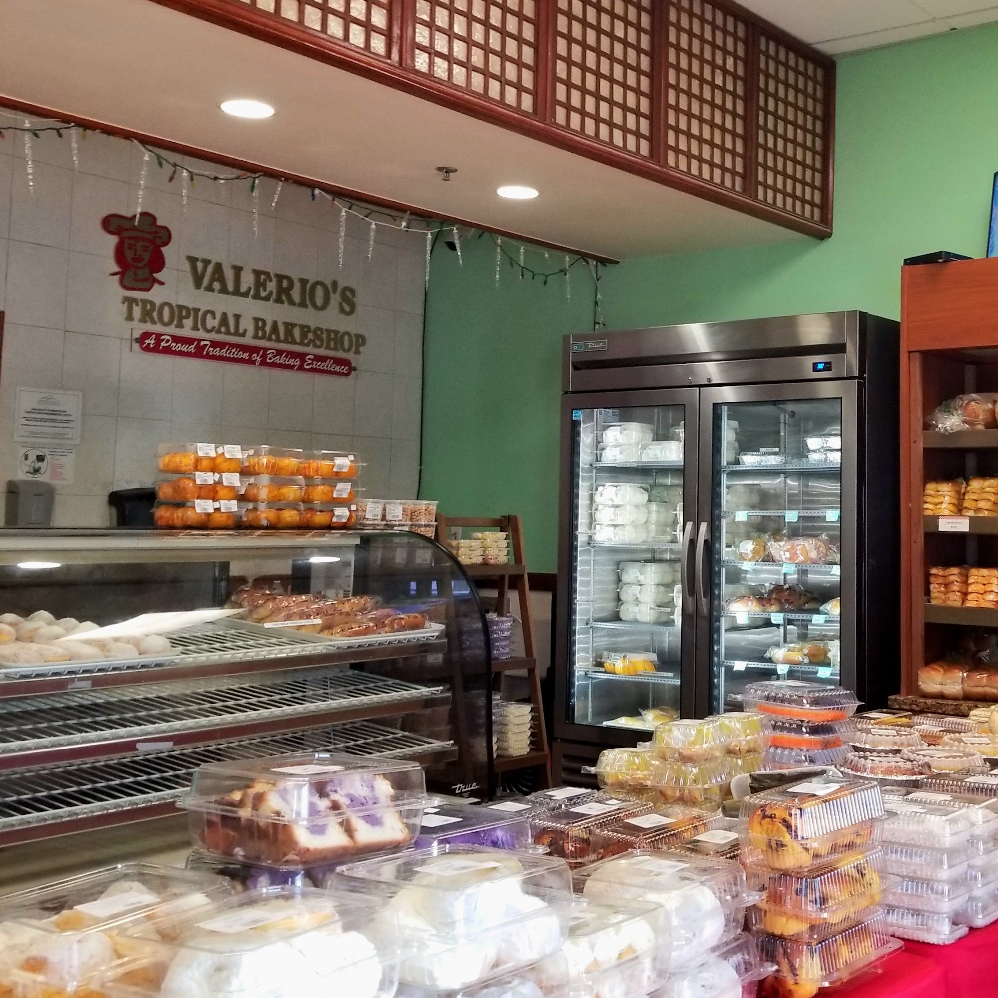 Valerio's Tropical Bakeshop Menu