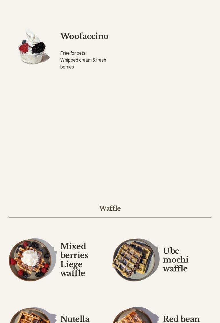 Heybings Desserts Menu