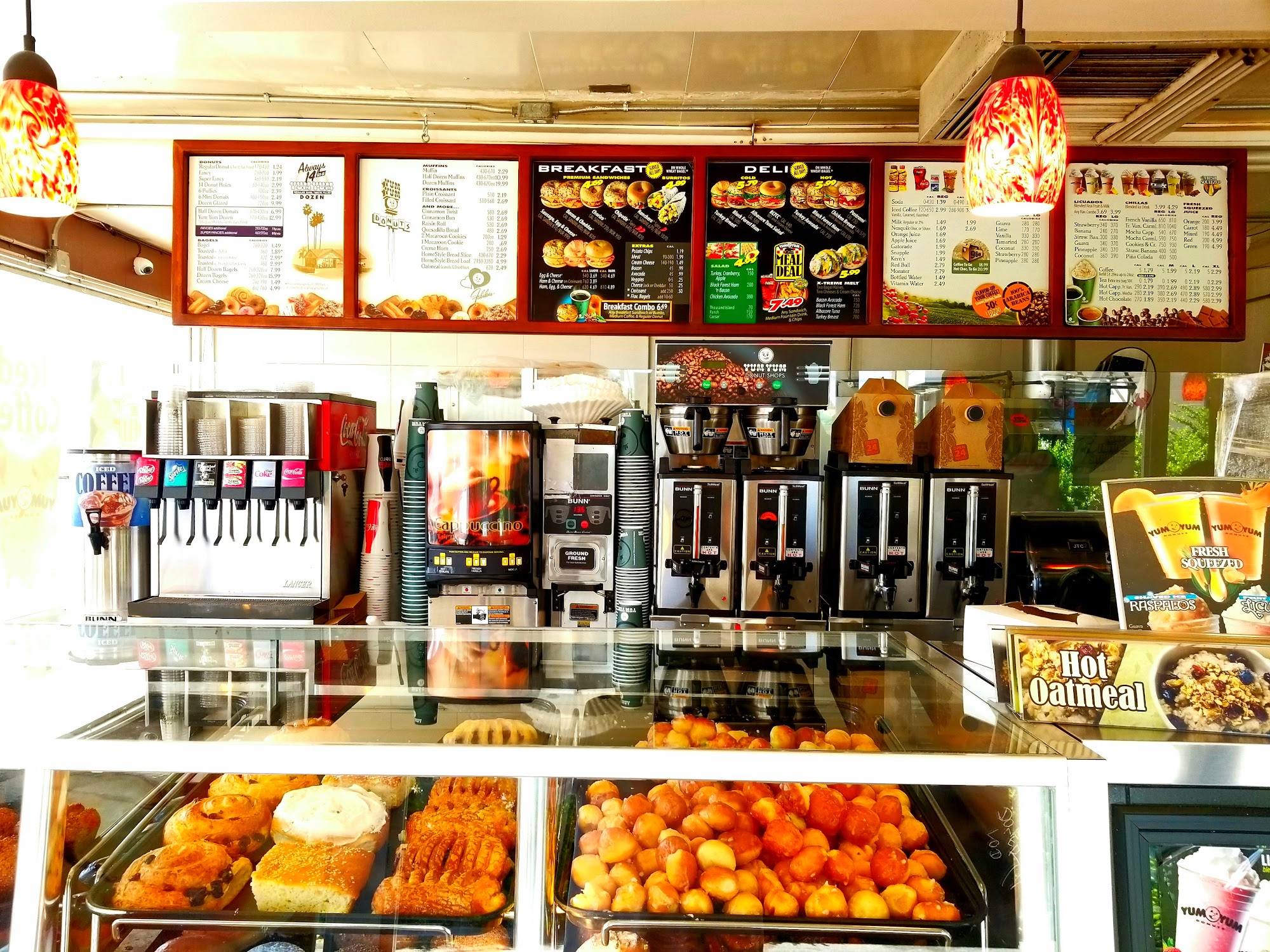Yum Yum Donuts Menu