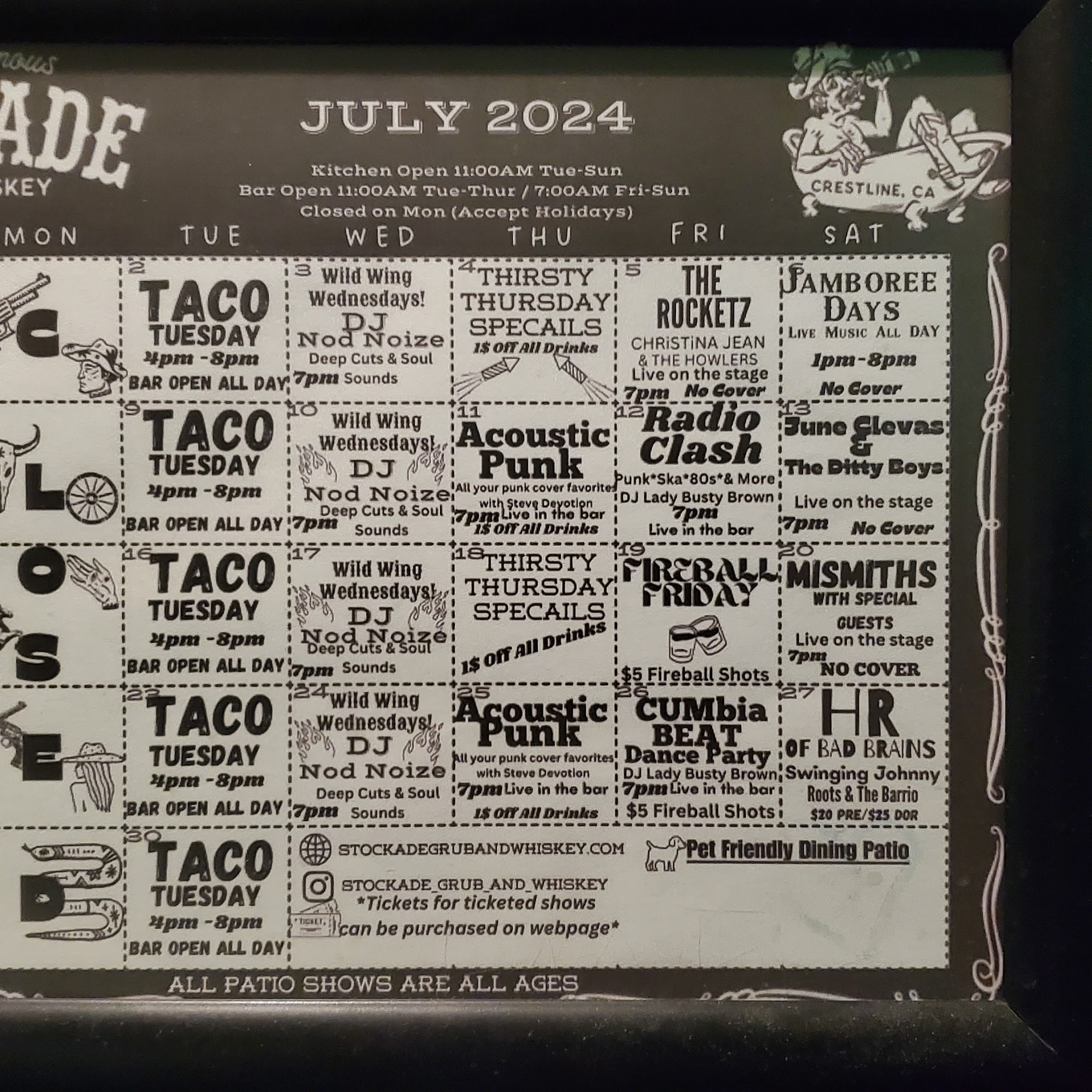 Stockade Grub & Whiskey Crestline