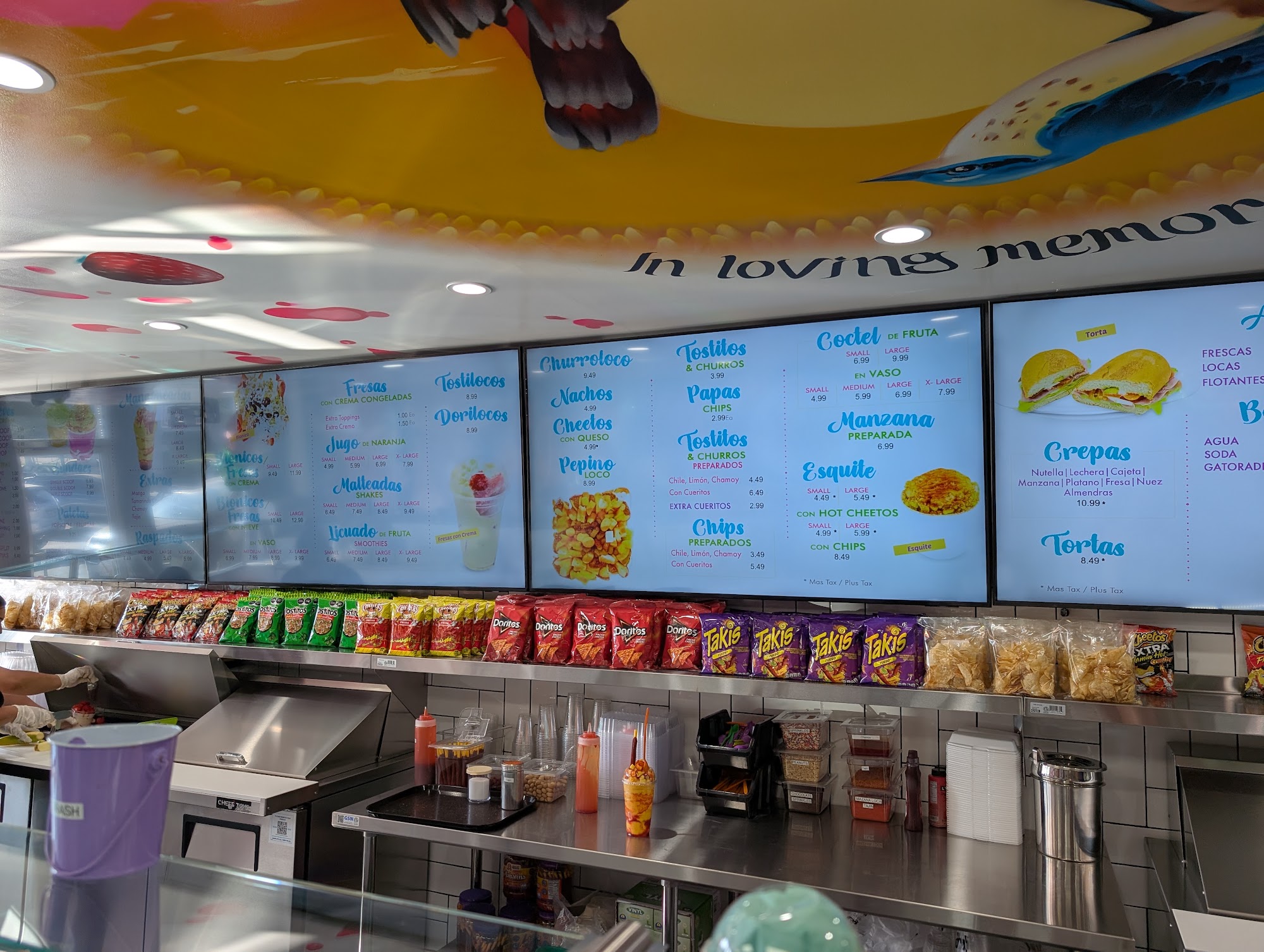 La michoacana Menu
