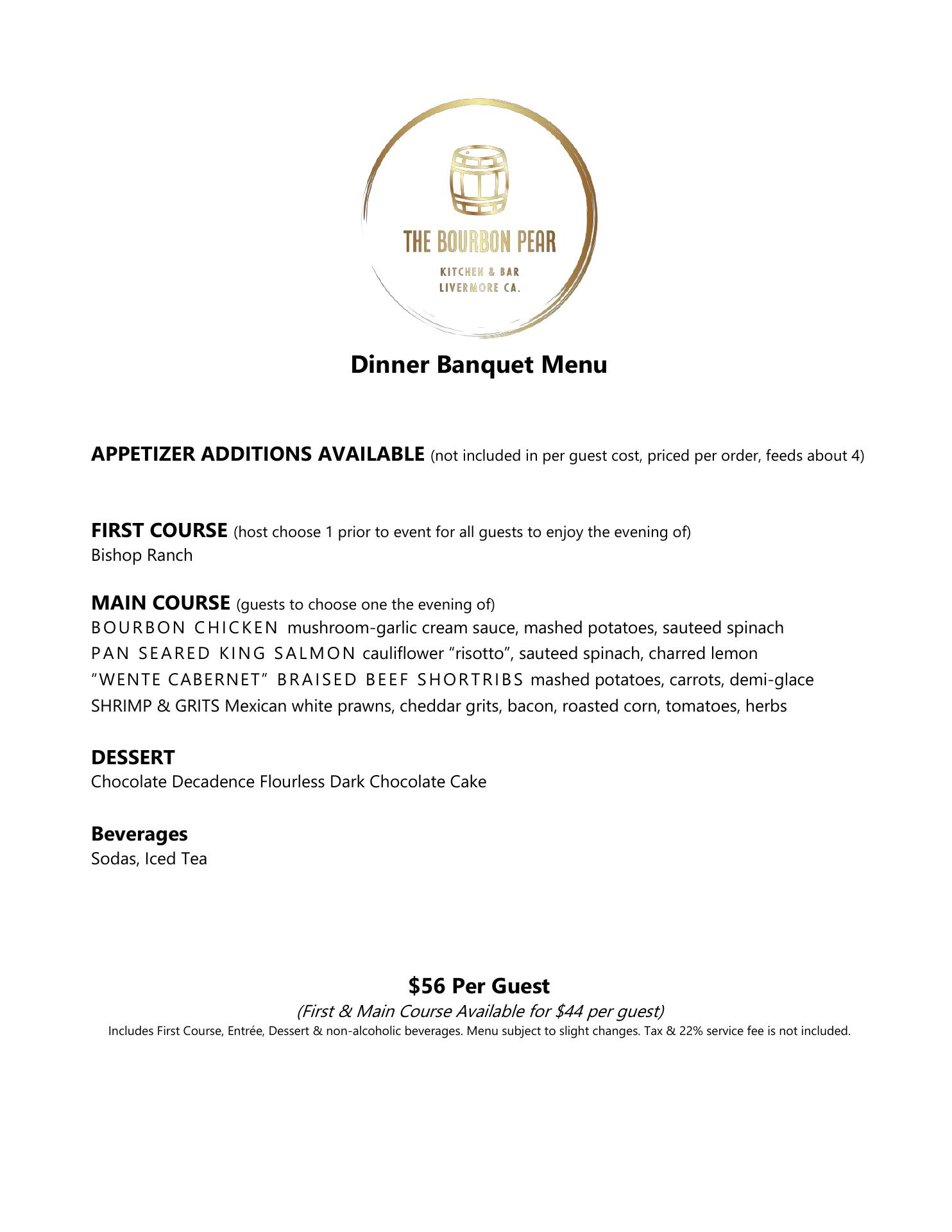 Worth Group Menu
