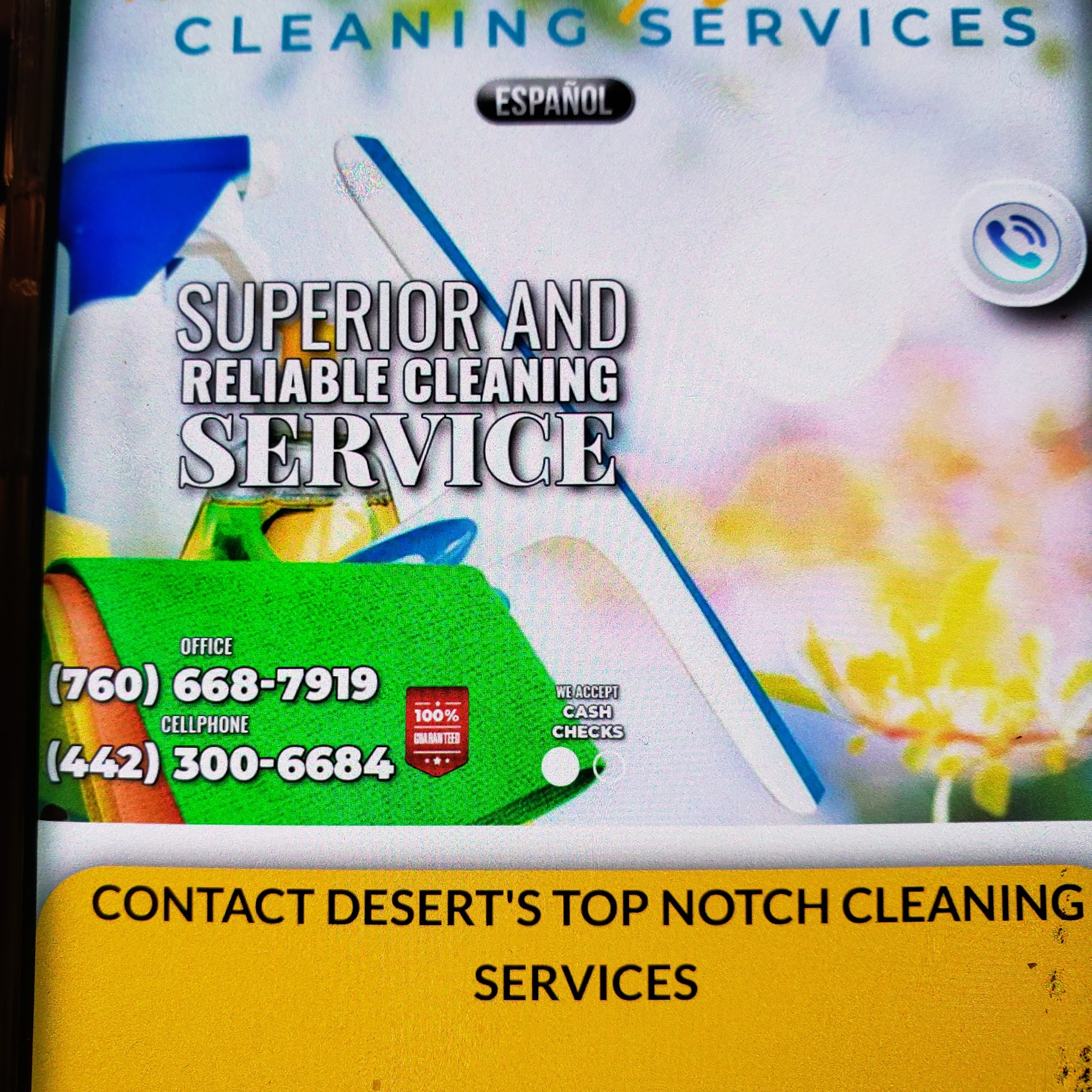 Desert's Top Notch Cleaning Services
