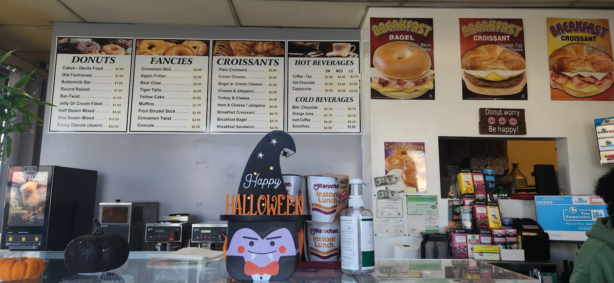 Dippity Donuts Menu
