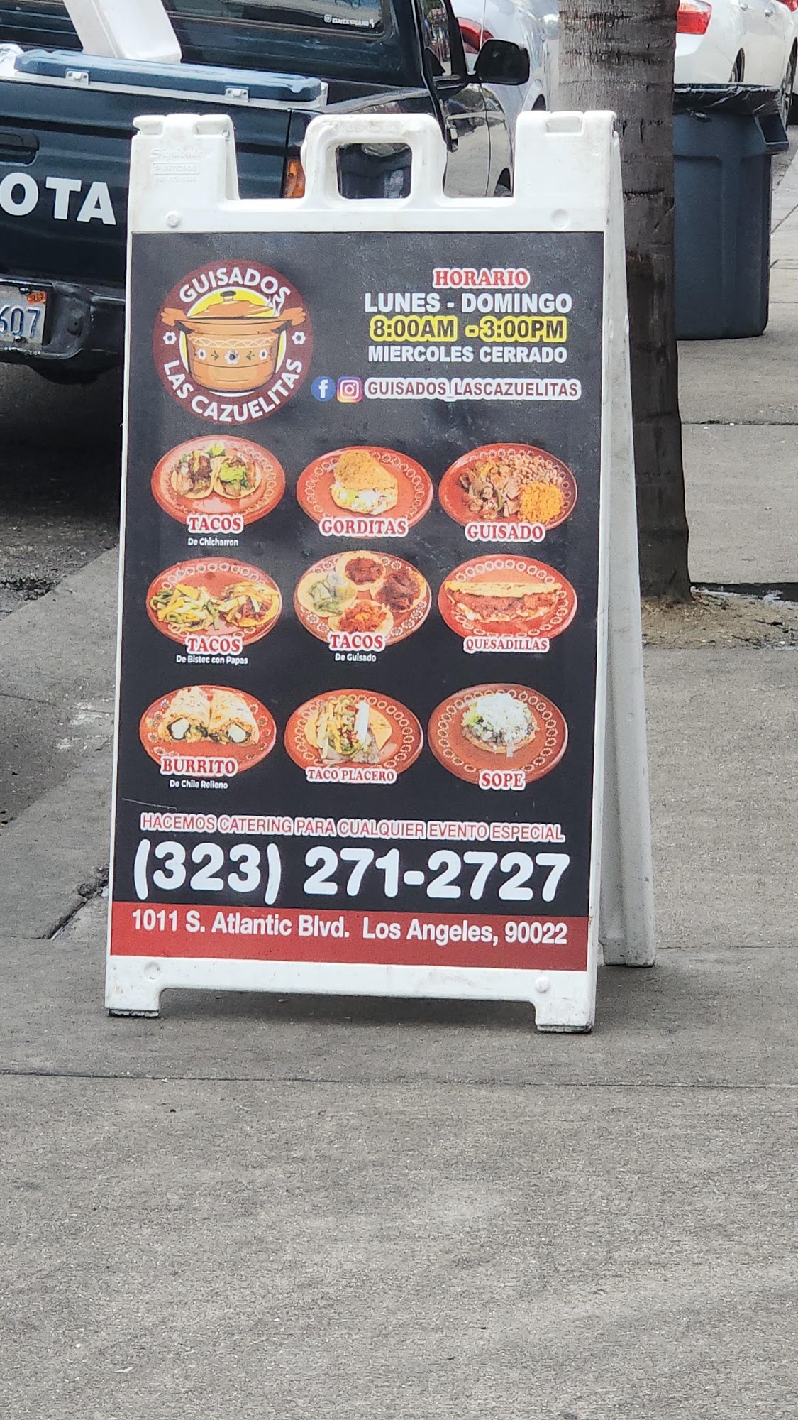 Guisados Las Cazuelitas Menu