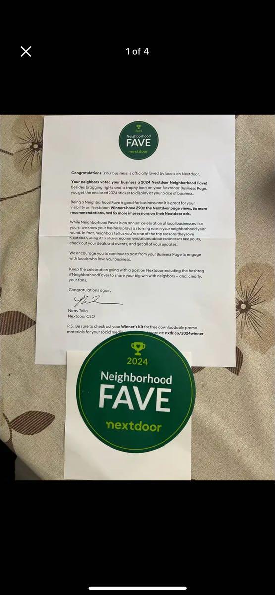 Photo credit: nextdoor