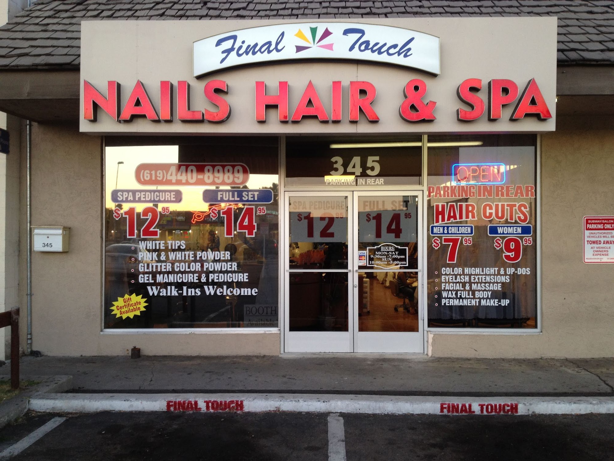 Final Touch Nails Hair & Spa