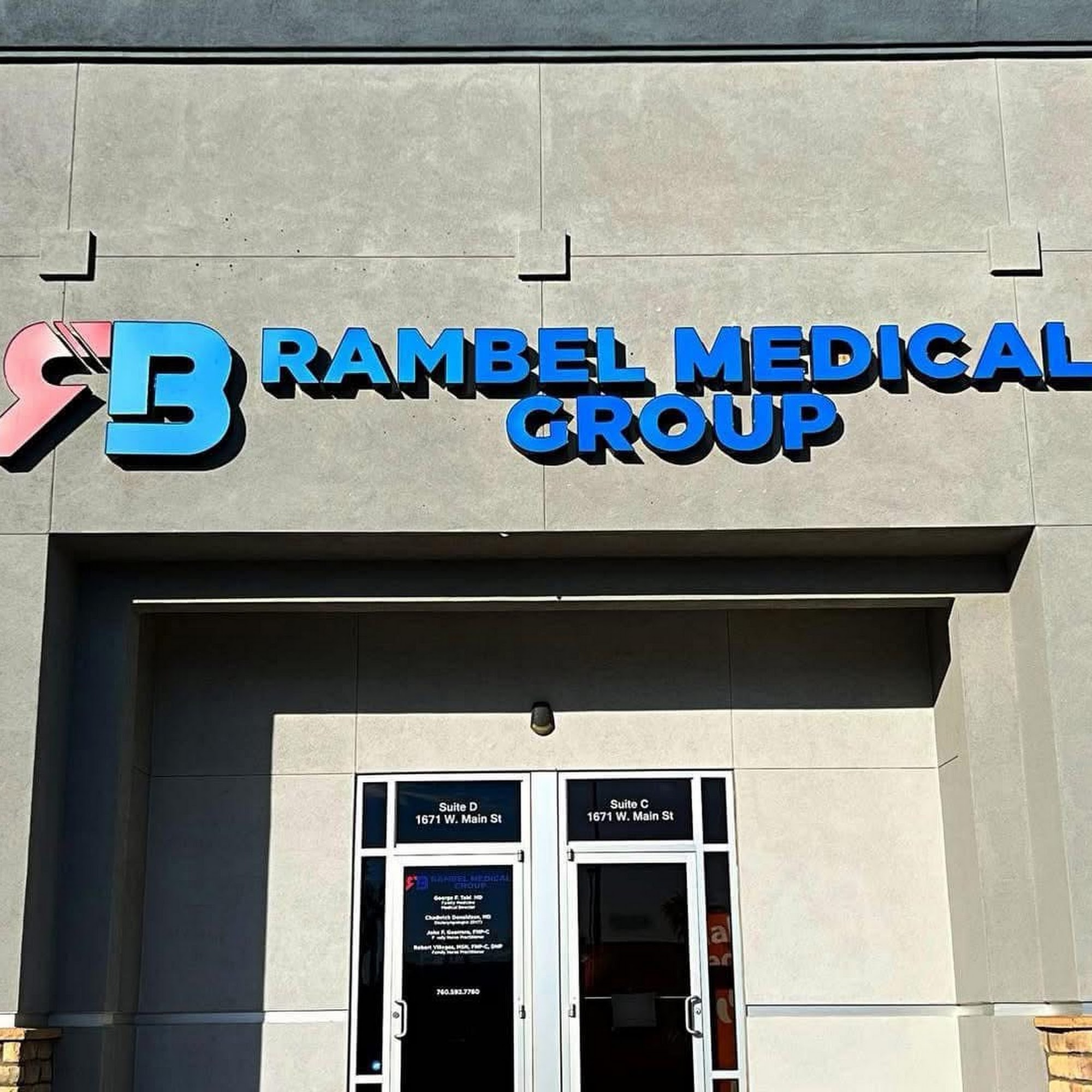Rambel Medical Group 1671 Main St suite d, El Centro California 92243