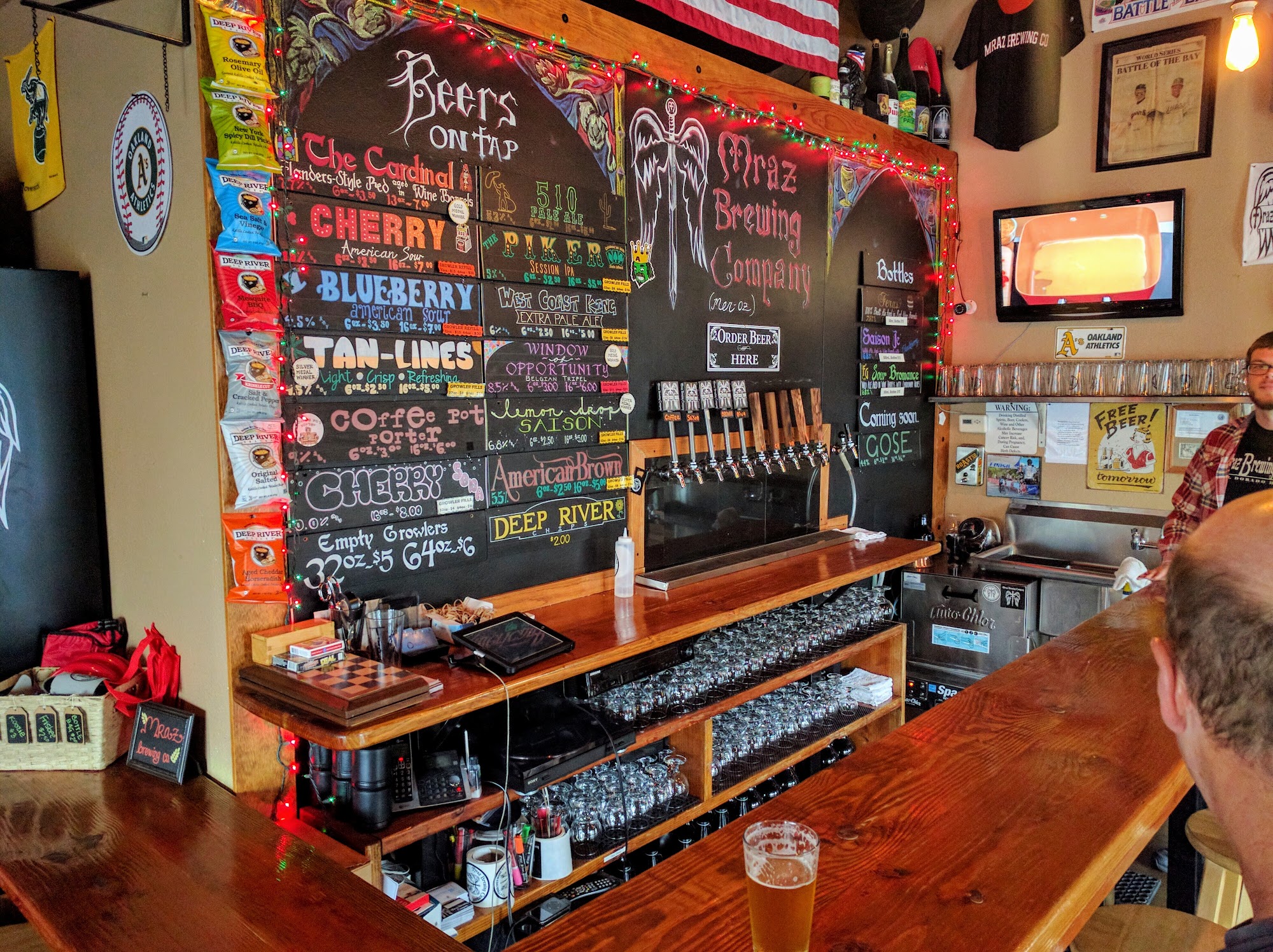 Mraz Brewing Company Menu