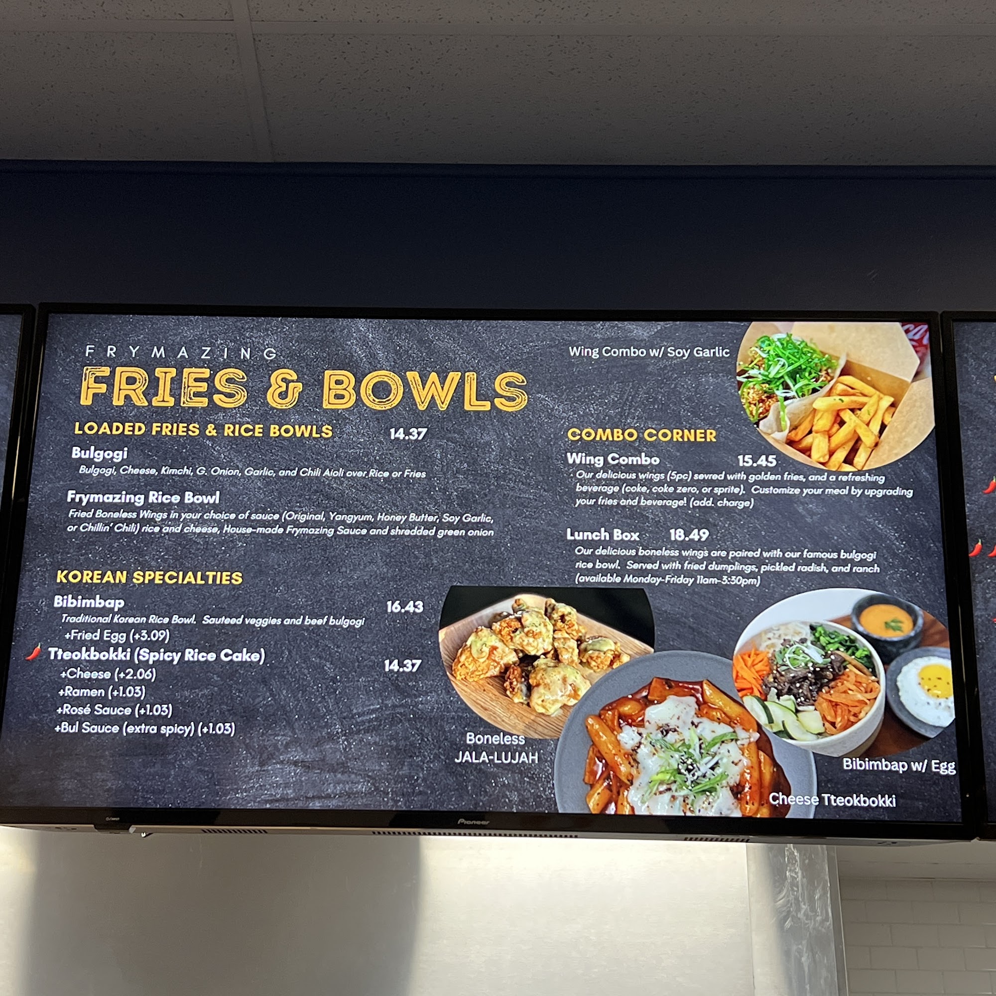 Wrap&Slurp Co. Menu