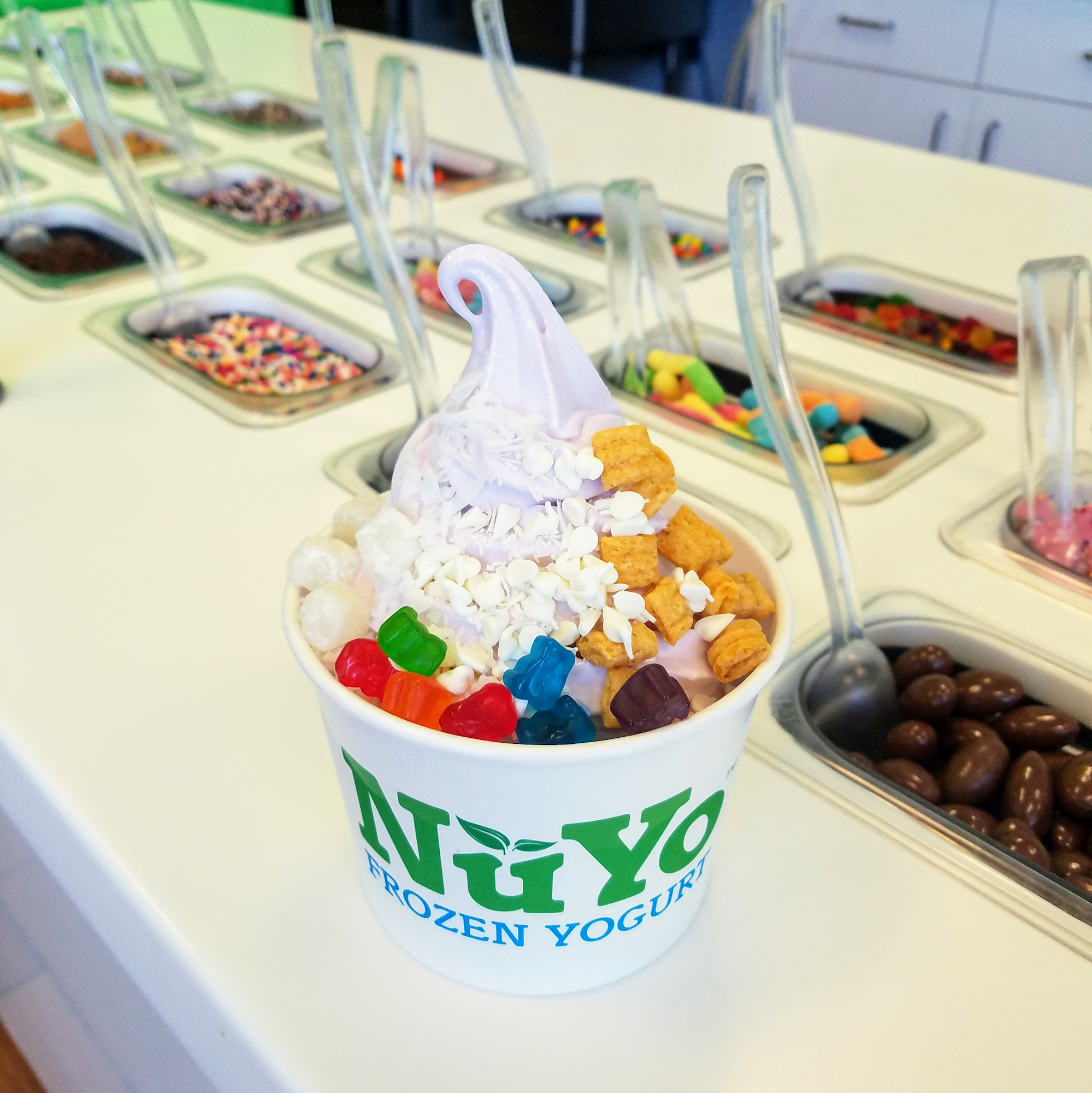 NuYo Frozen Yogurt Folsom Menu