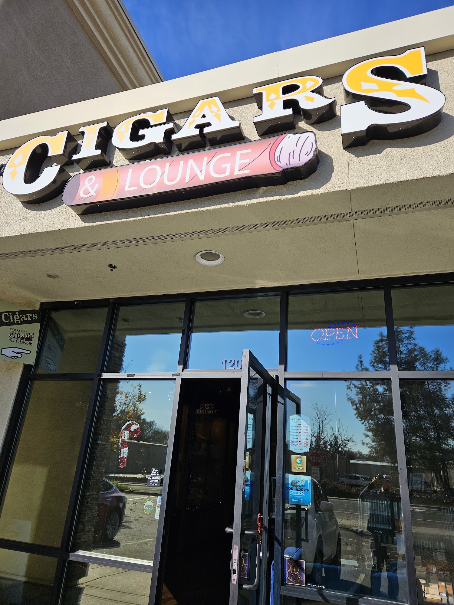 Folsom Cigars & Lounge Menu