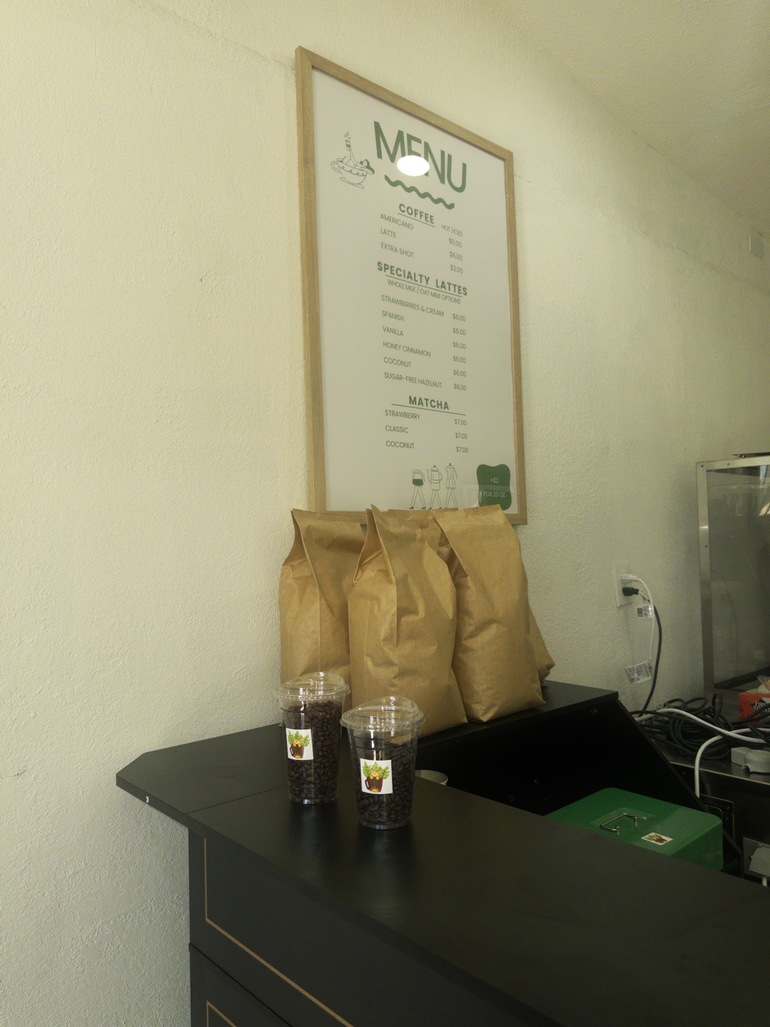 Xol Coffee Menu
