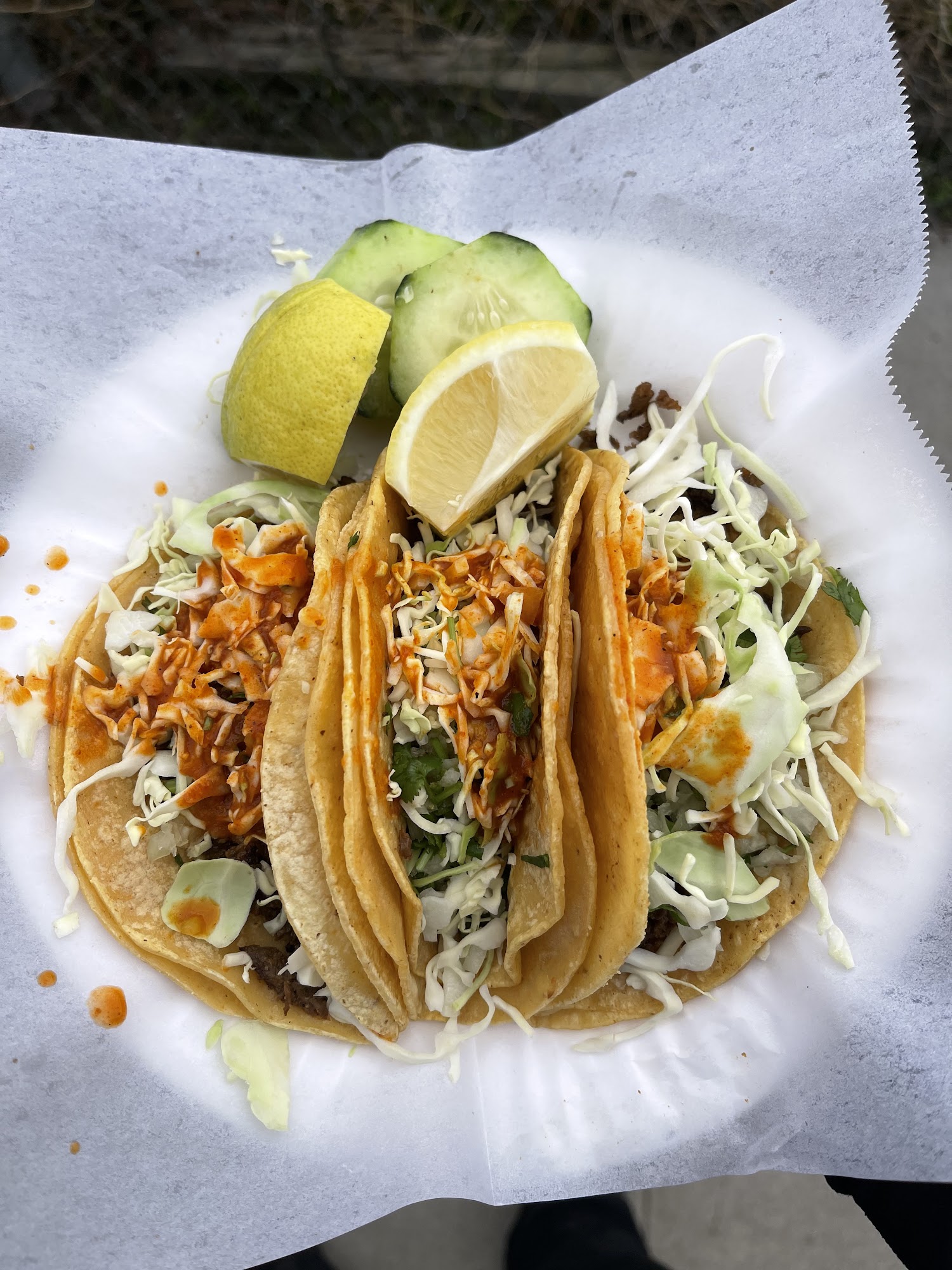 La Elegante Taco Truck Menu