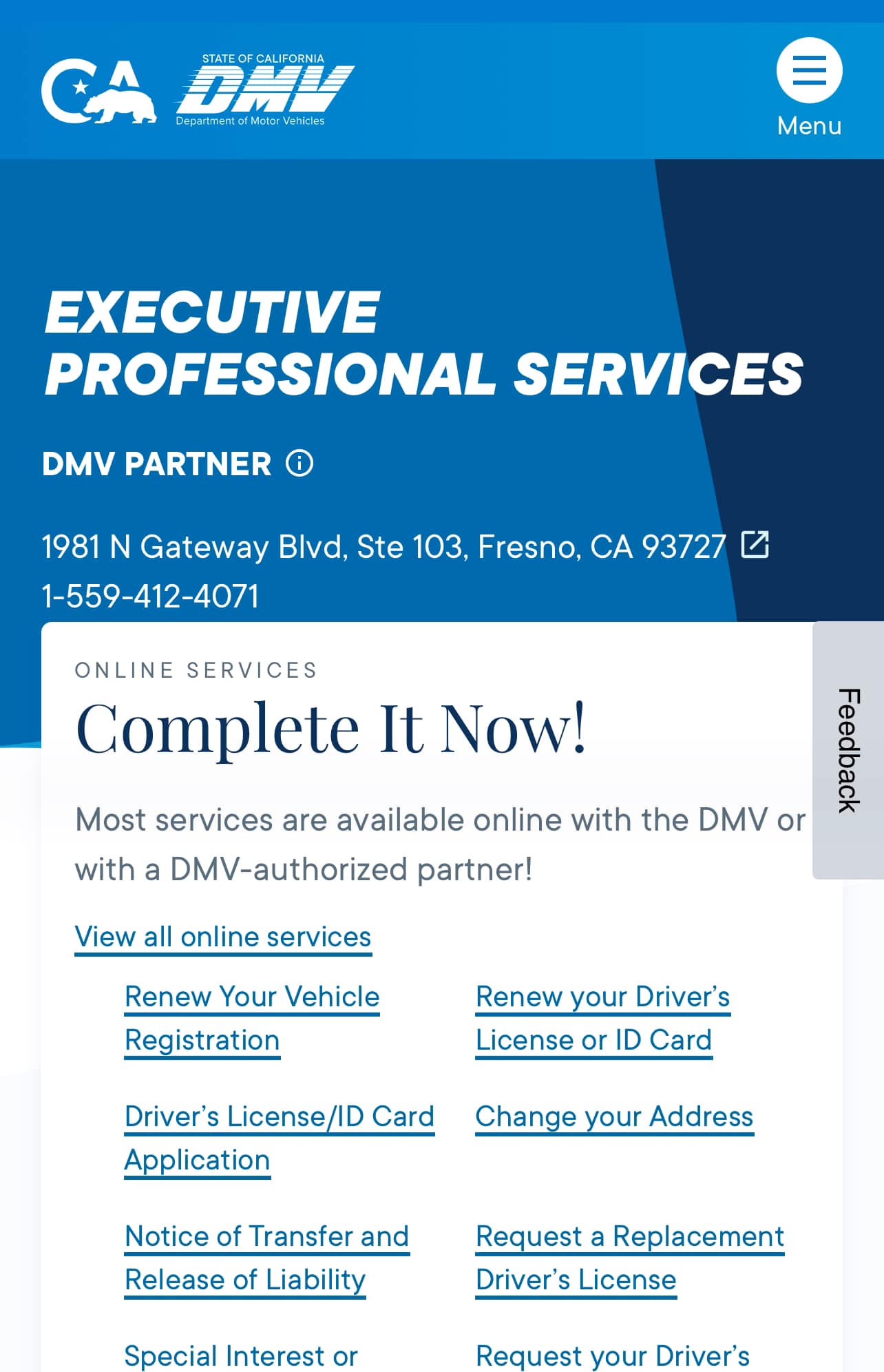 Executive Professional Services