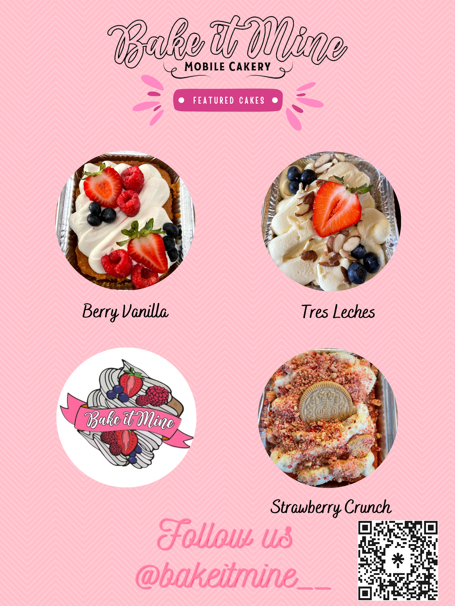 Bake It Mine Menu