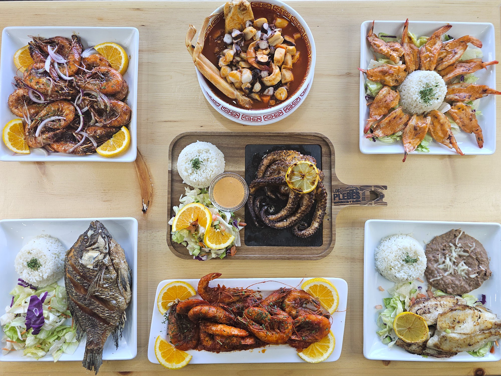 El Acapulqueno Mariscos y Sushi Menu