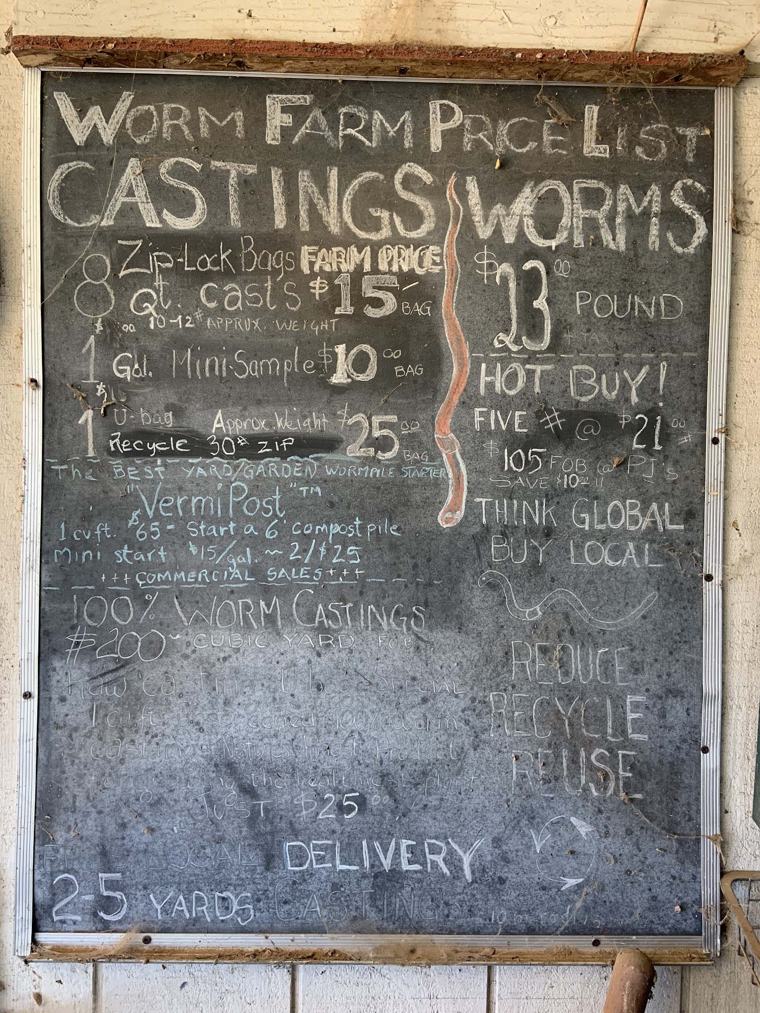 P J Dunn Working Red Worms Galt