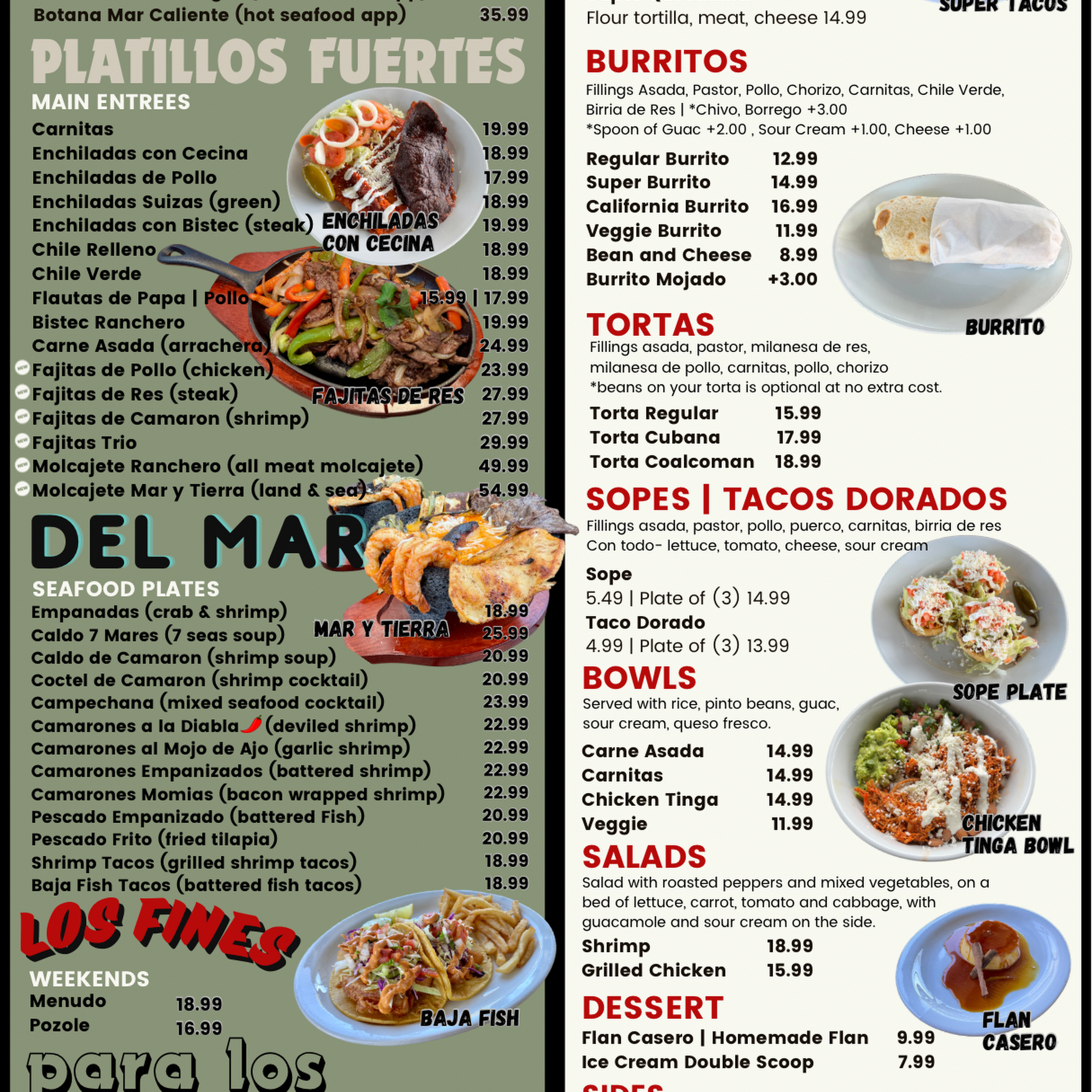 Birrieria Coalcoman Menu