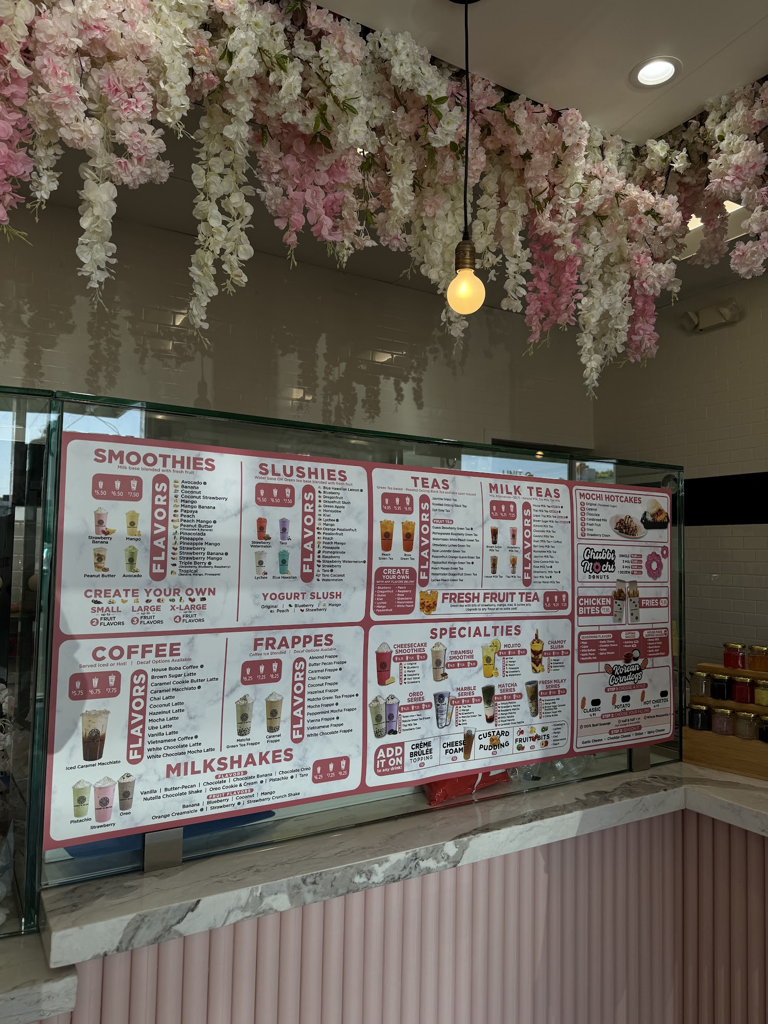 Sweet Boba Co Menu