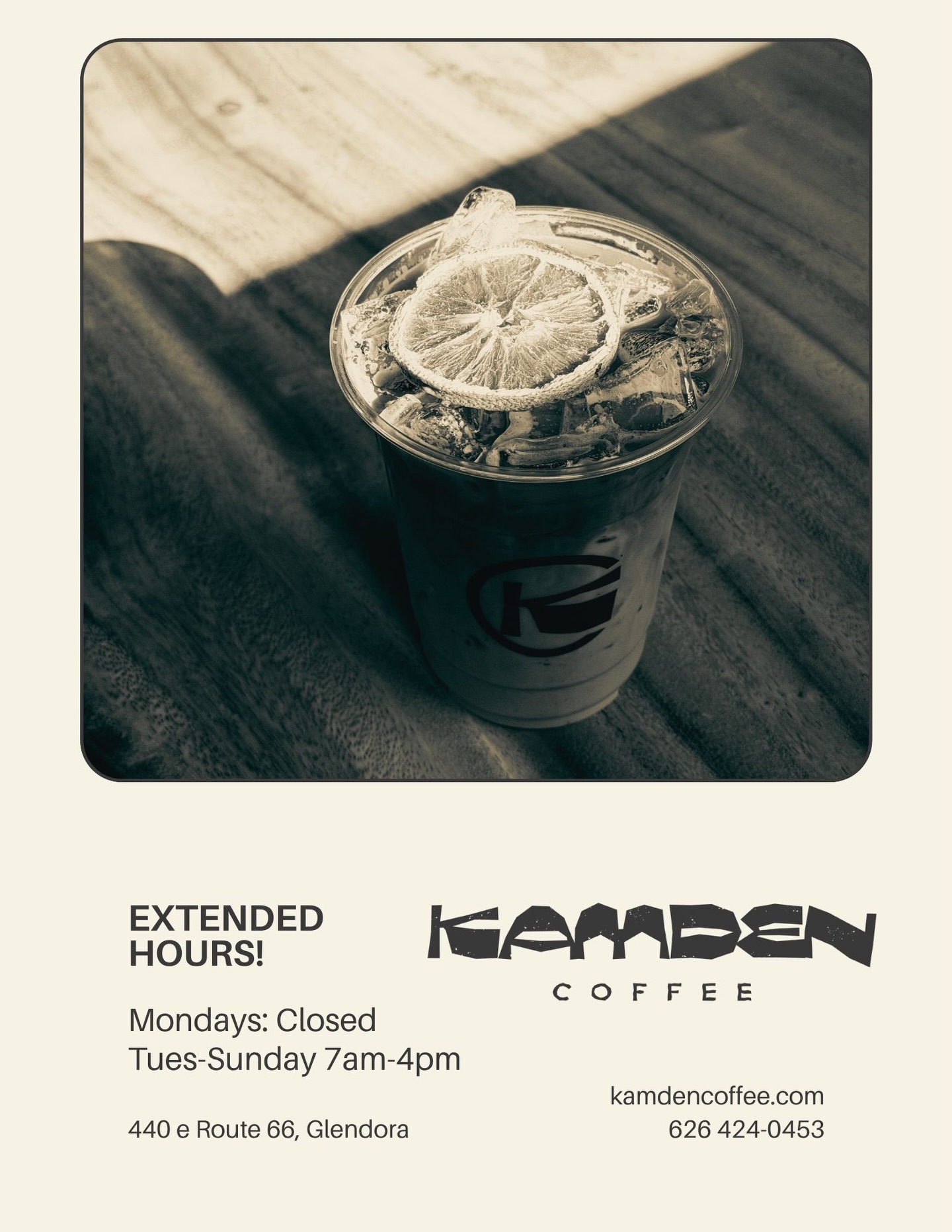 Kamden Coffee Glendora