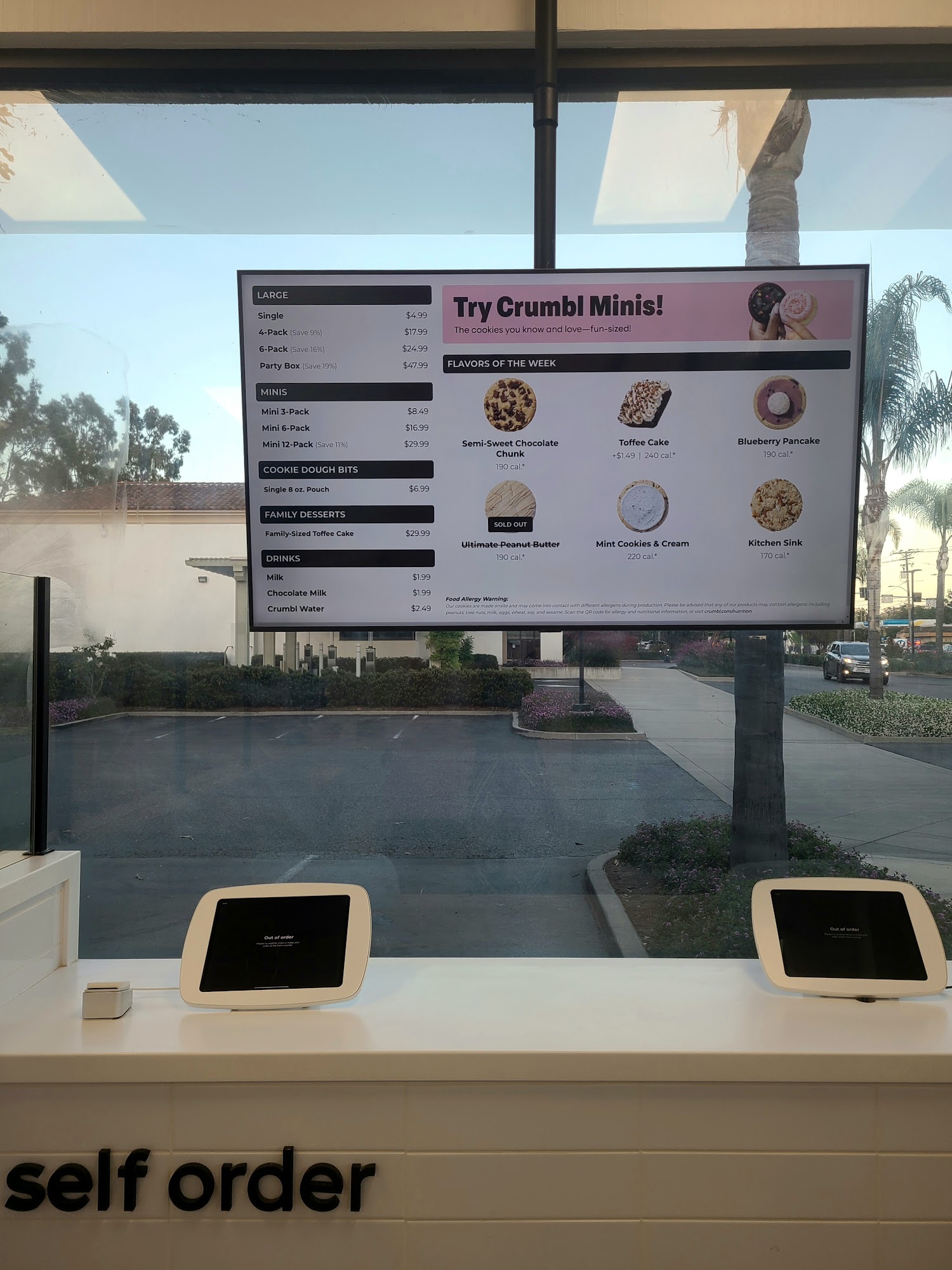 Crumbl - Goleta Menu