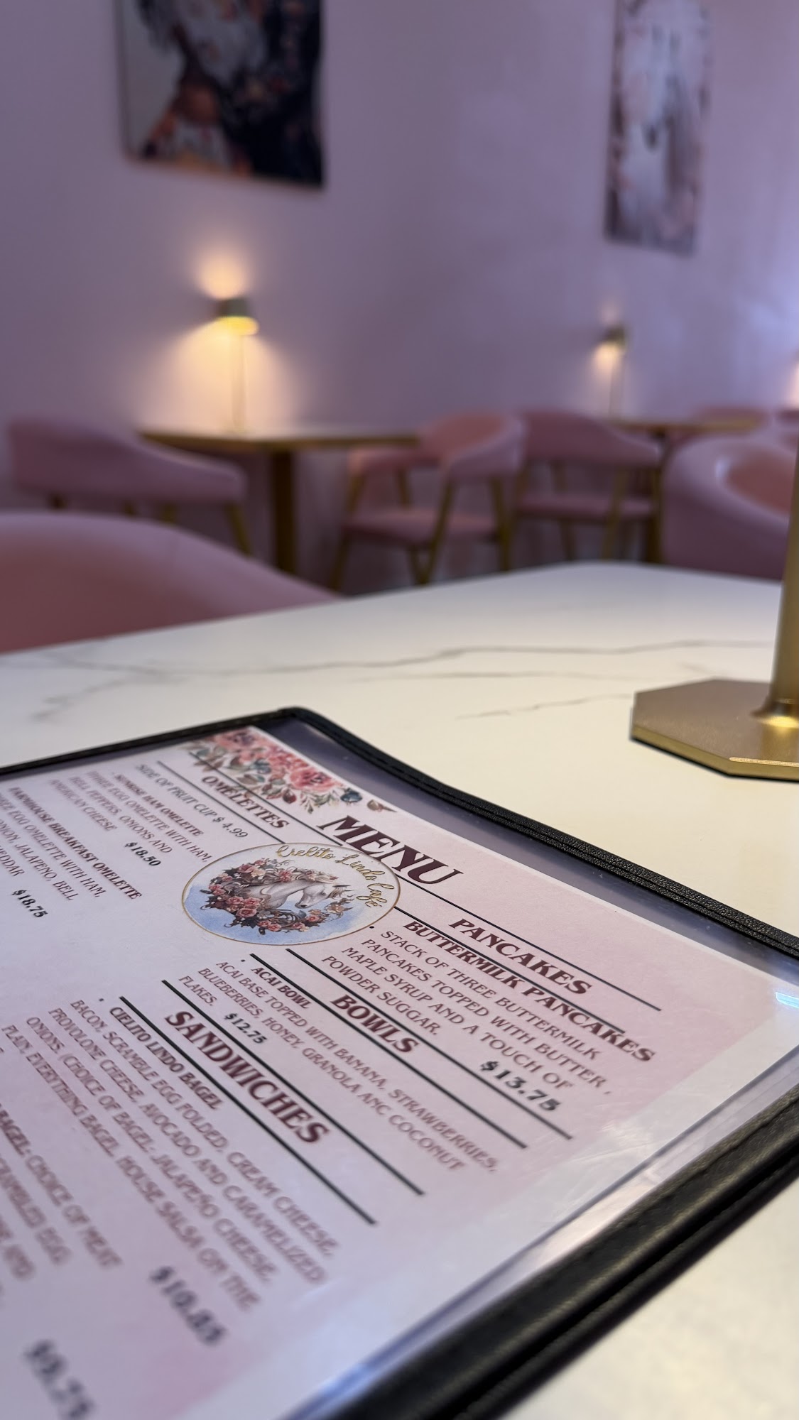 Cielito lindo cafe Menu