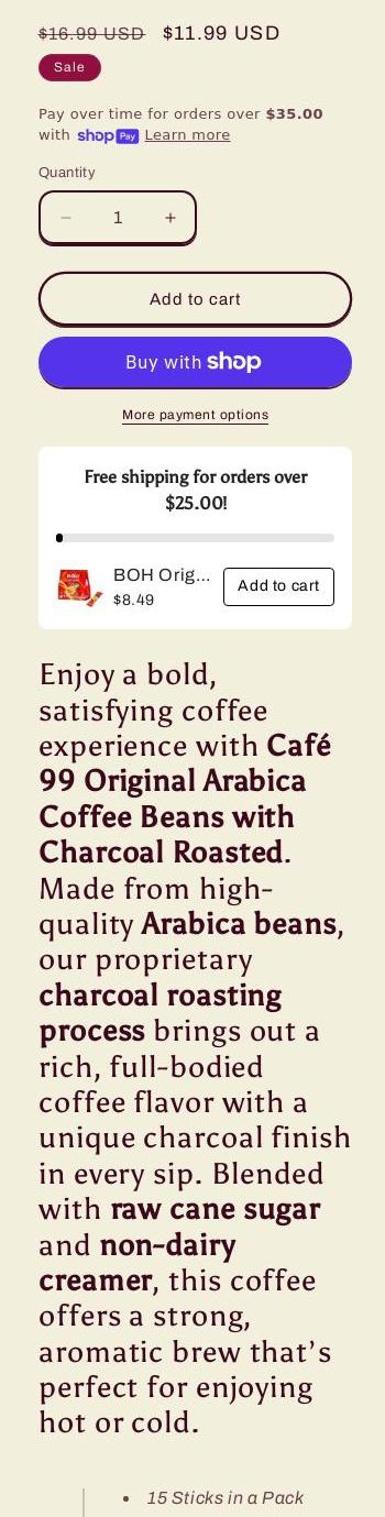 Socal Coffee Co Menu