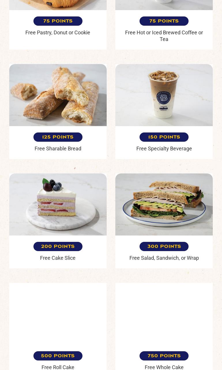 Paris Baguette Menu